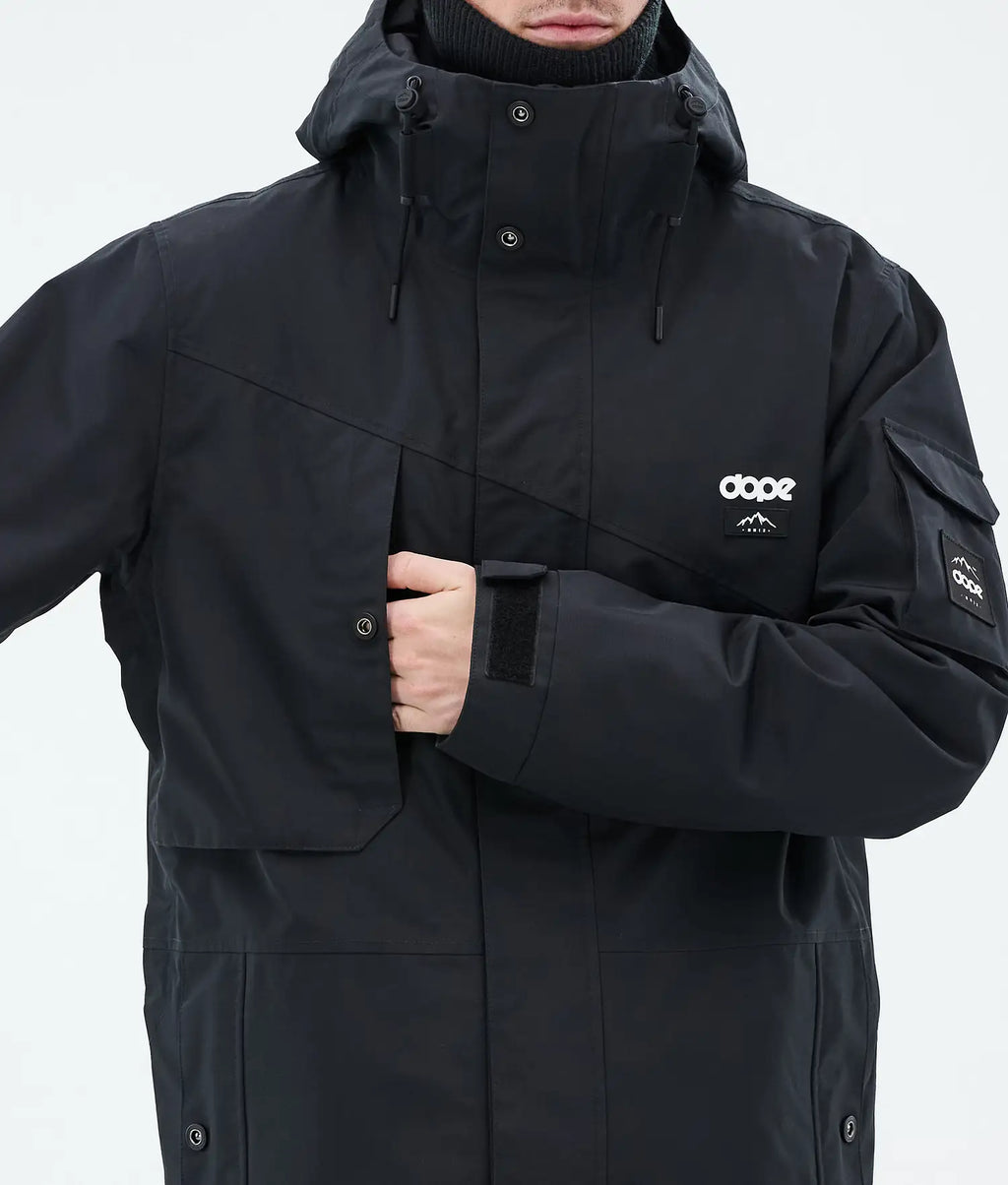 Adept Snowboardjacke Herren Blackout
