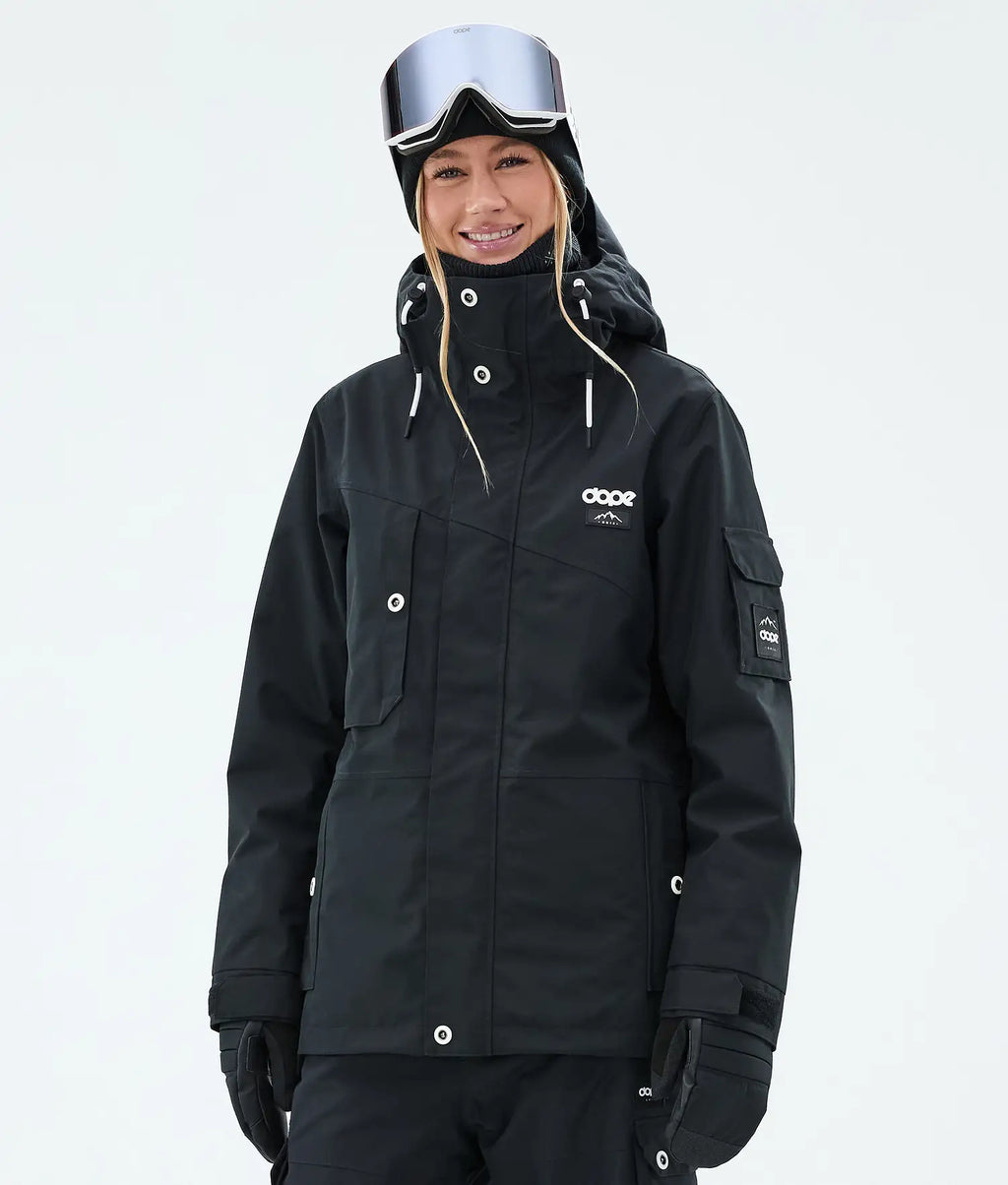 Adept W Snowboardjacke Damen Black