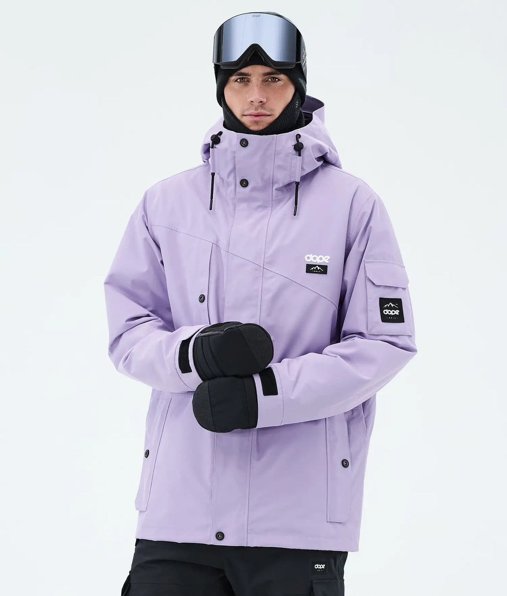 Adept Snowboardjacke Herren Faded Violet