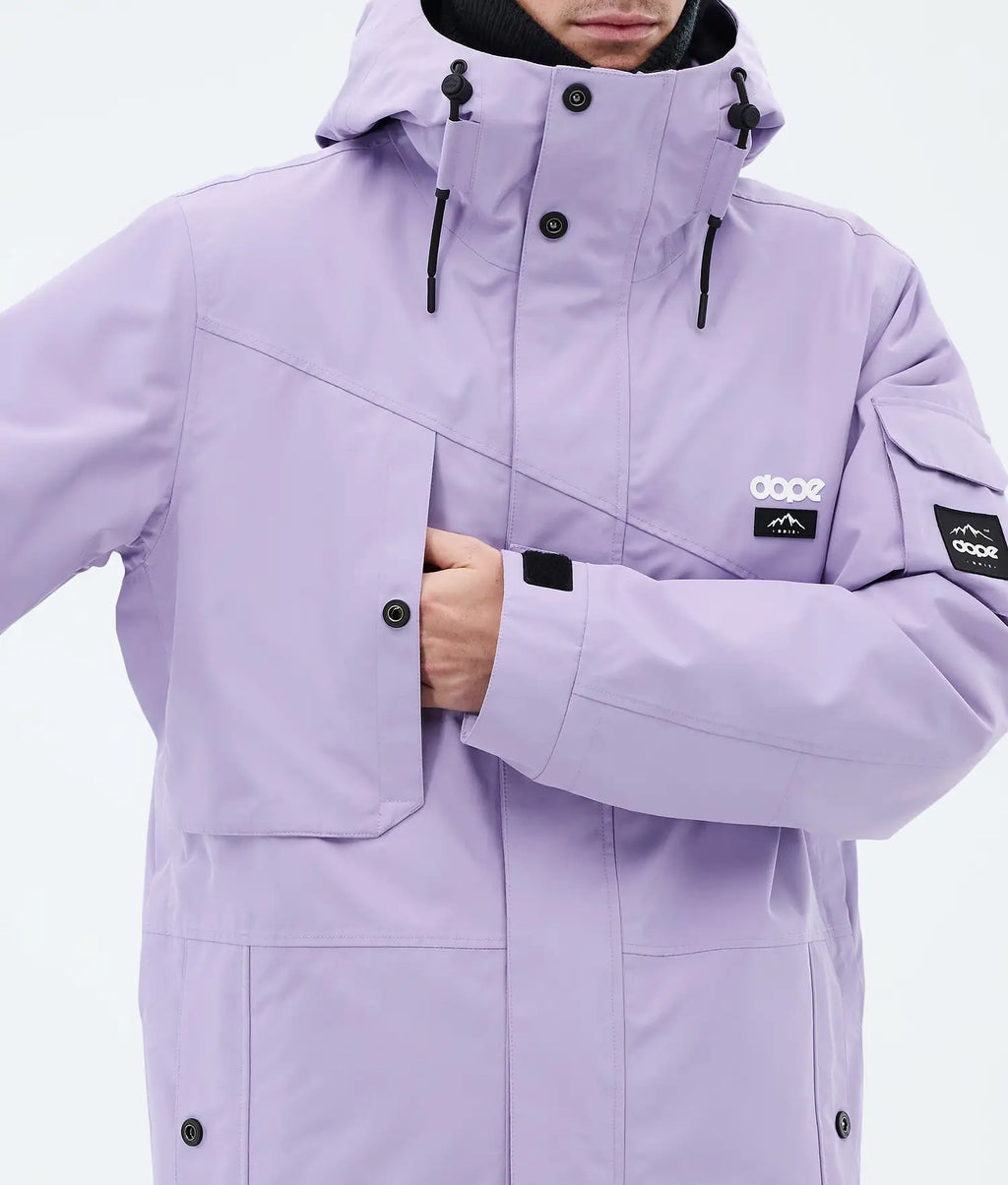 Adept Snowboardjacke Herren Faded Violet
