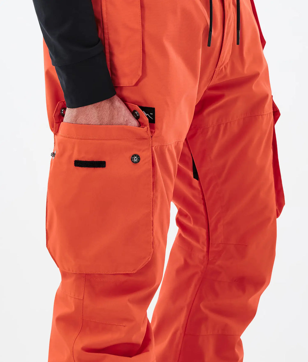 Iconic Snowboardhose Herren Orange