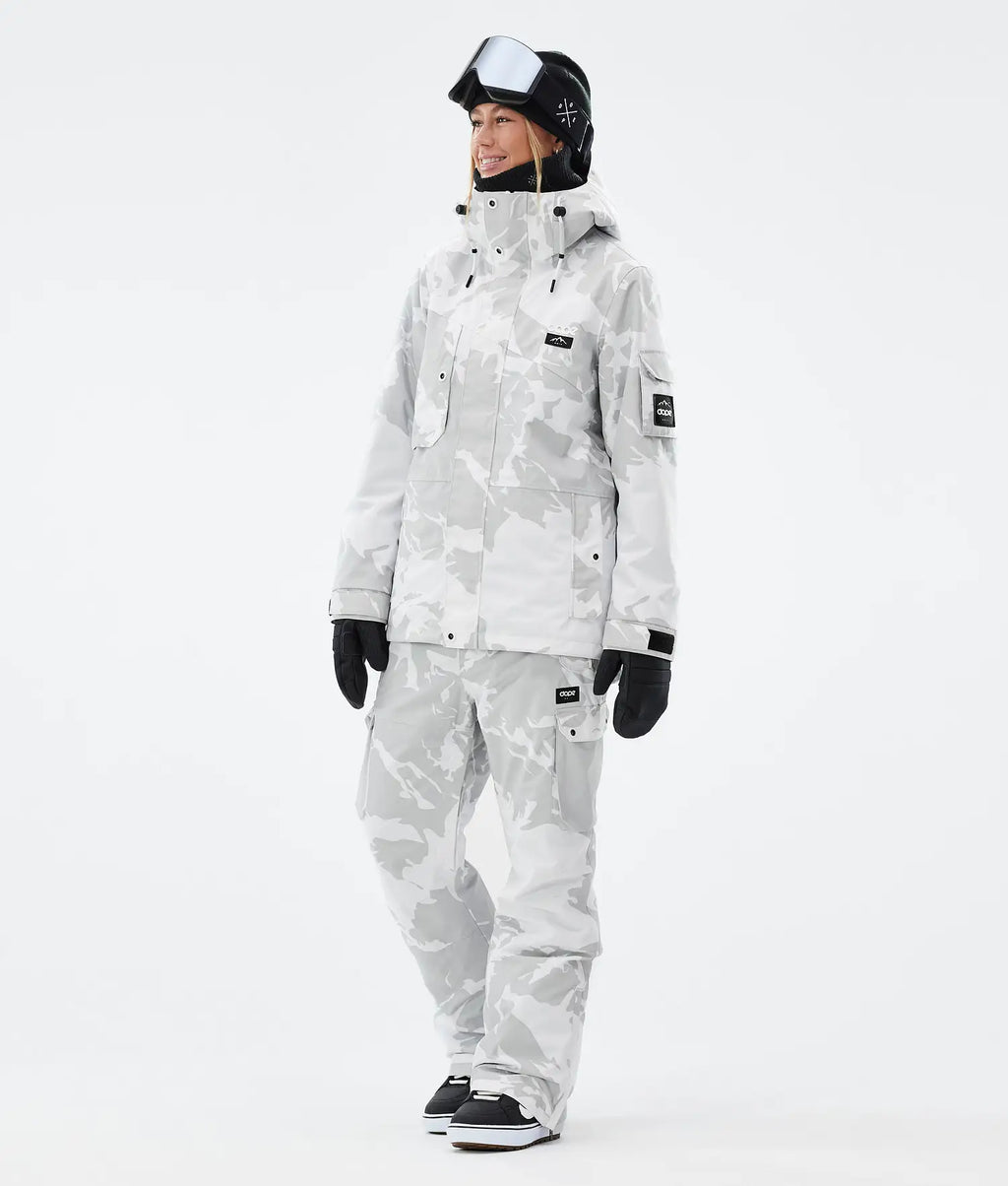 Iconic W Snowboardhose Damen Grey Camo