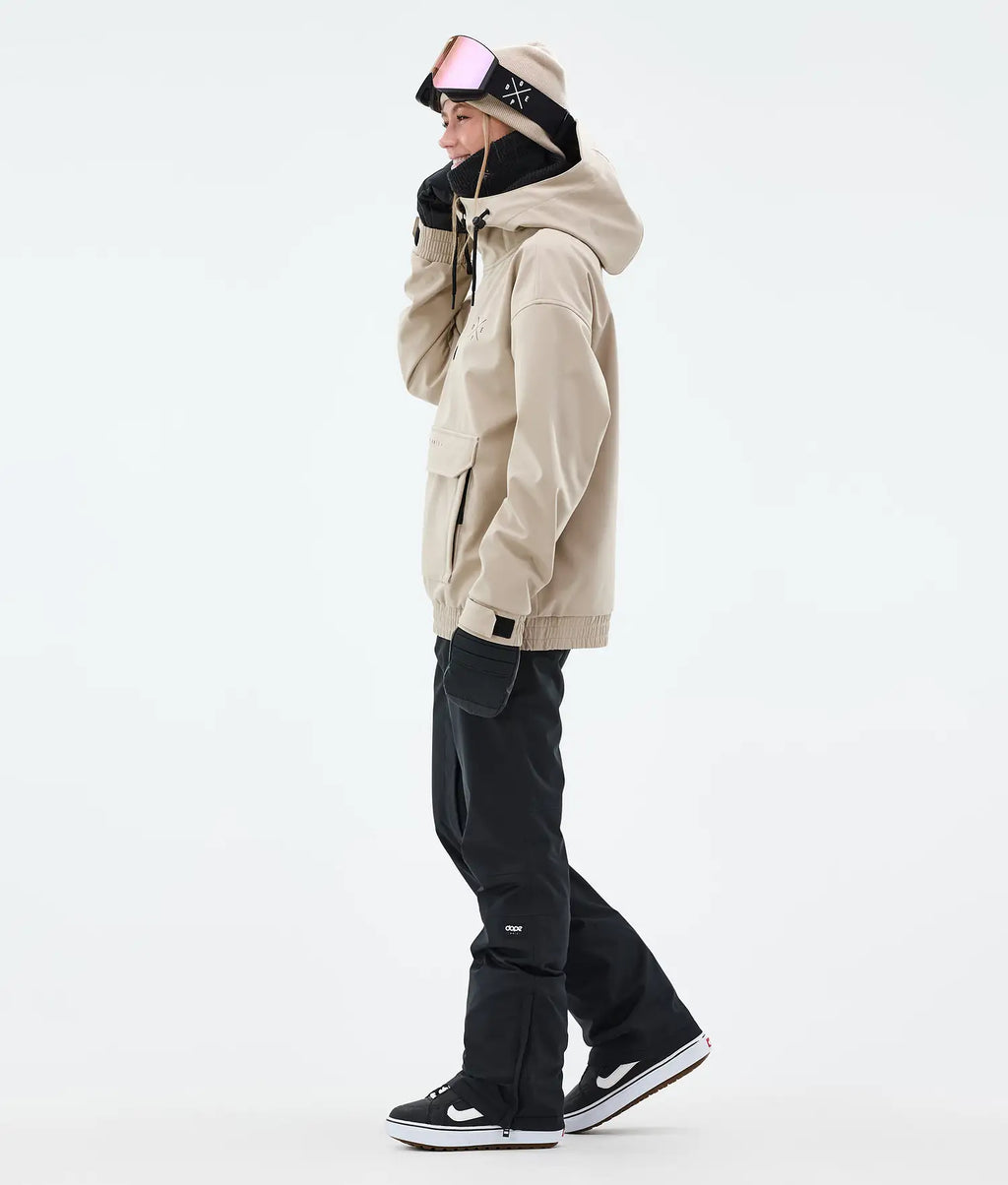 Cyclone W Snowboardjacke Damen Sand