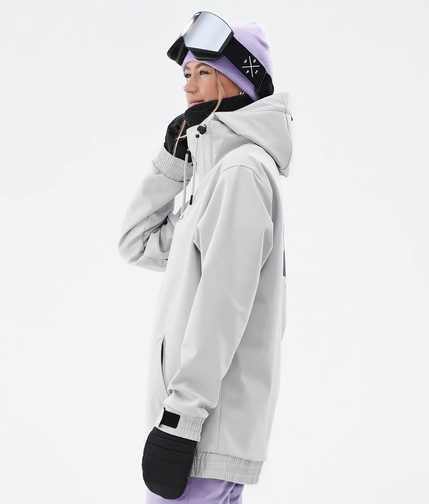 Yeti W Snowboardjacke Damen Silhouette Light Grey