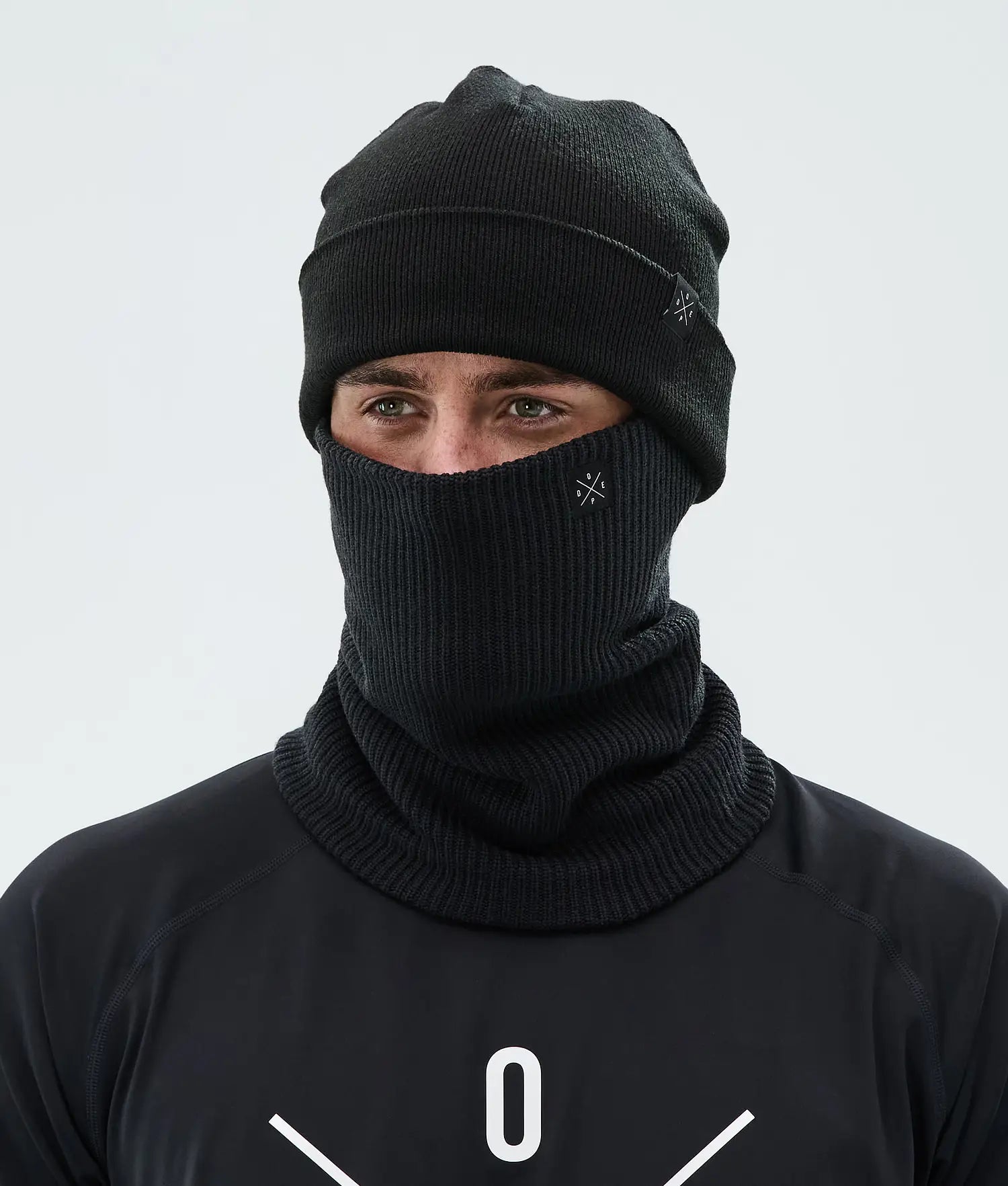 2X-Up Knitted Schlauchtuch Black