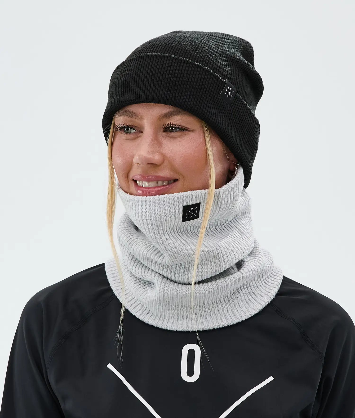 2X-Up Knitted Schlauchtuch Light Grey