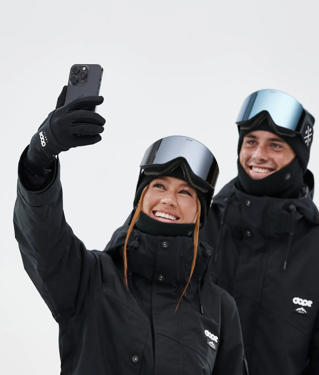 Power Skihandschuhe Black/White