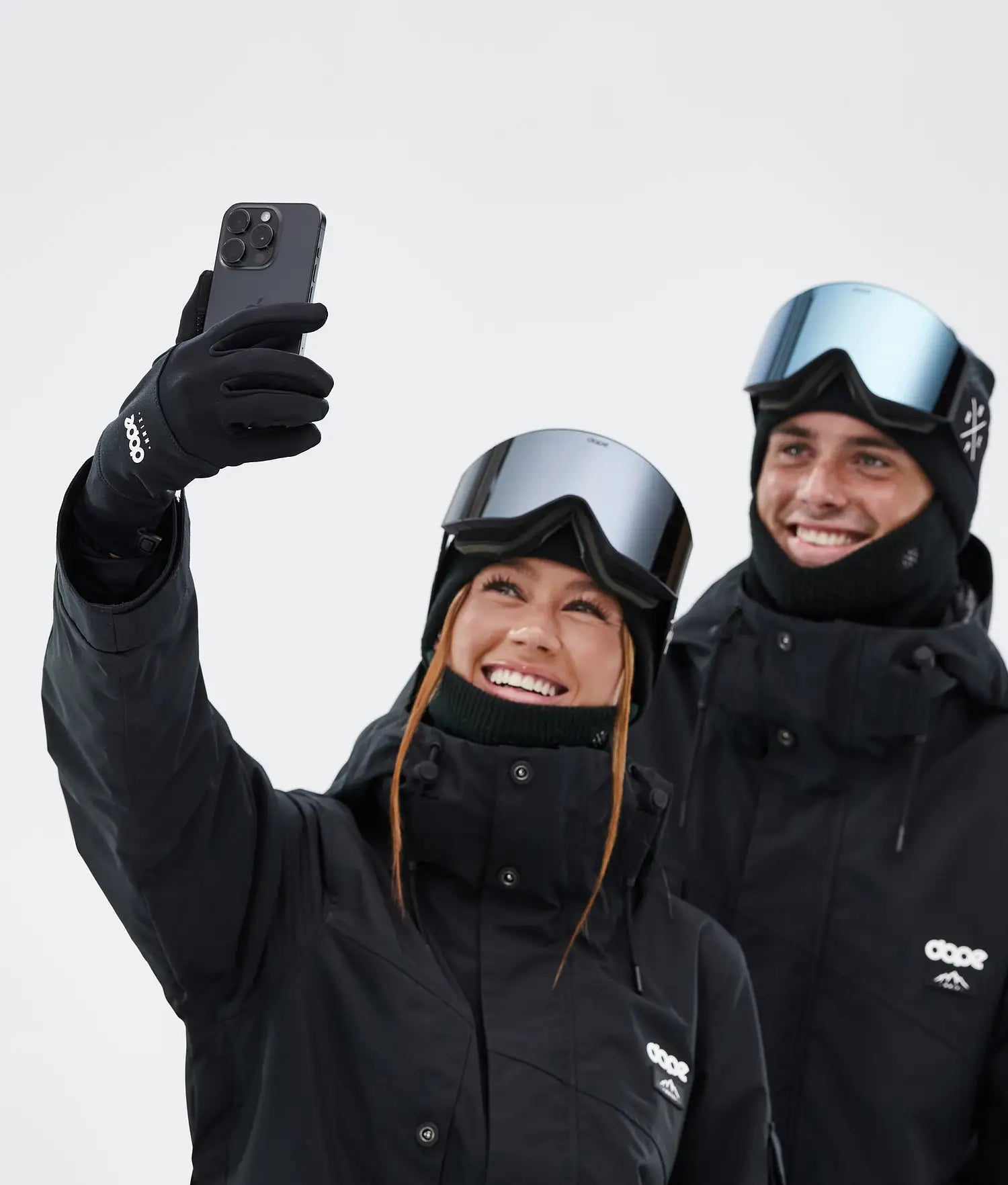 Power Skihandschuhe Black/White