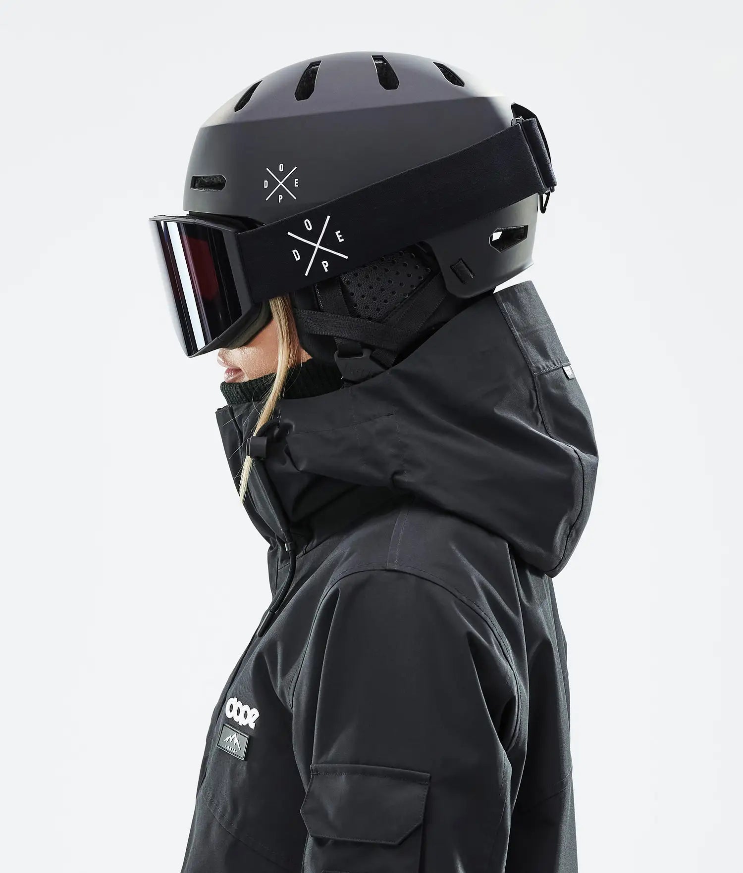 Macon 2.0 Skihelm X-Up Matte Black w/ Black