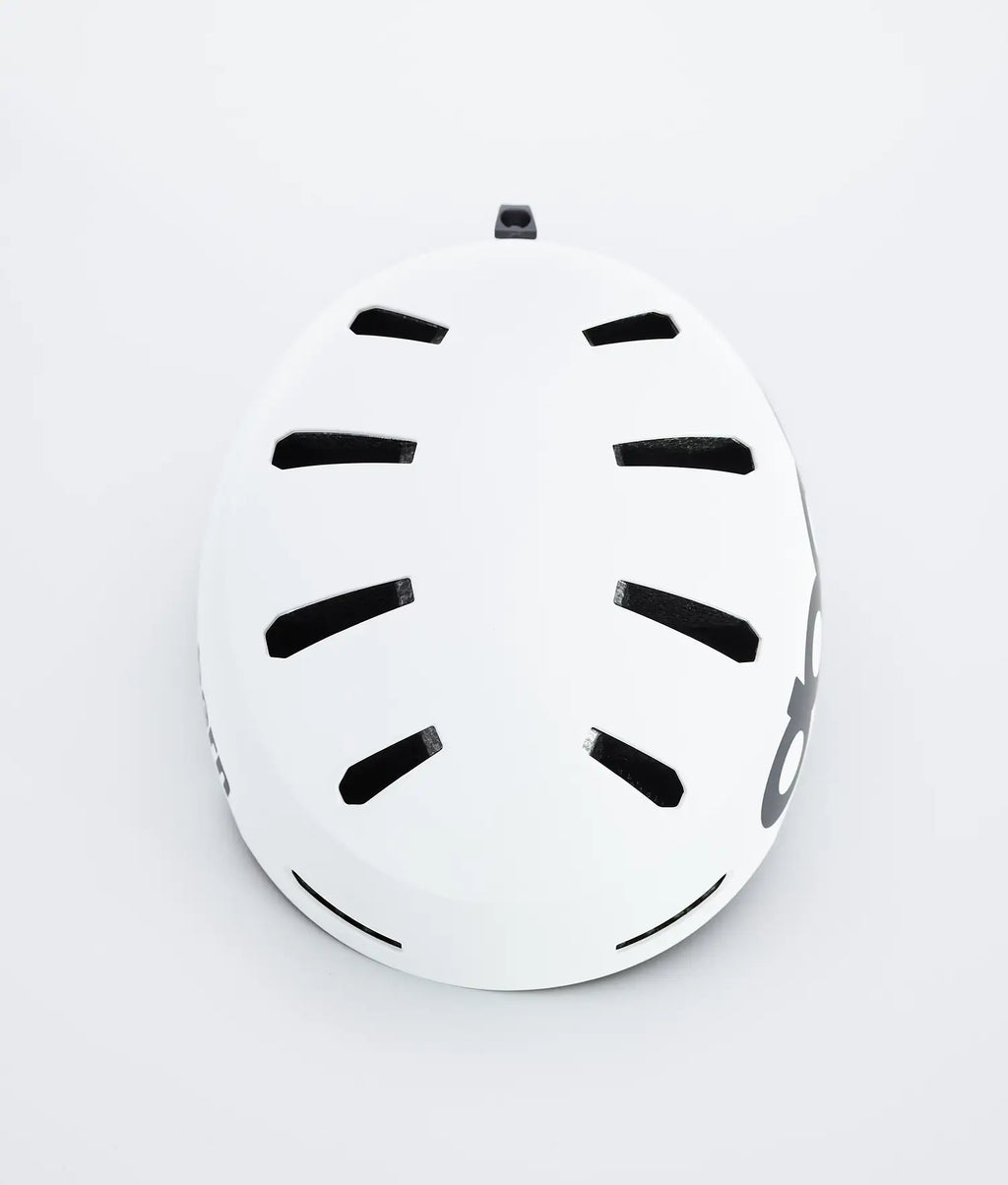 Macon 2.0 Skihelm Classic Matte White w/ Black
