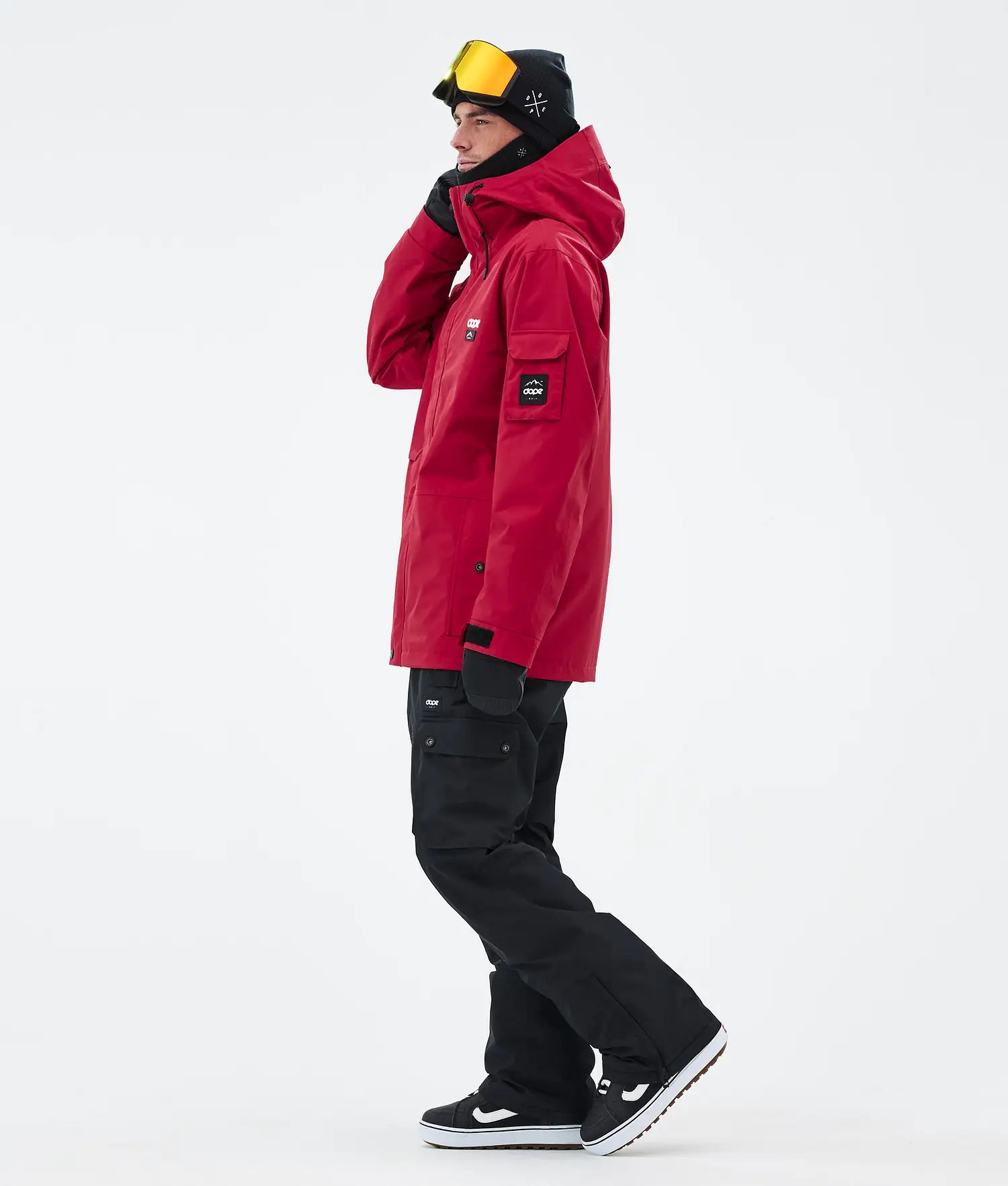 Adept Snowboardjacke Herren Deep Red