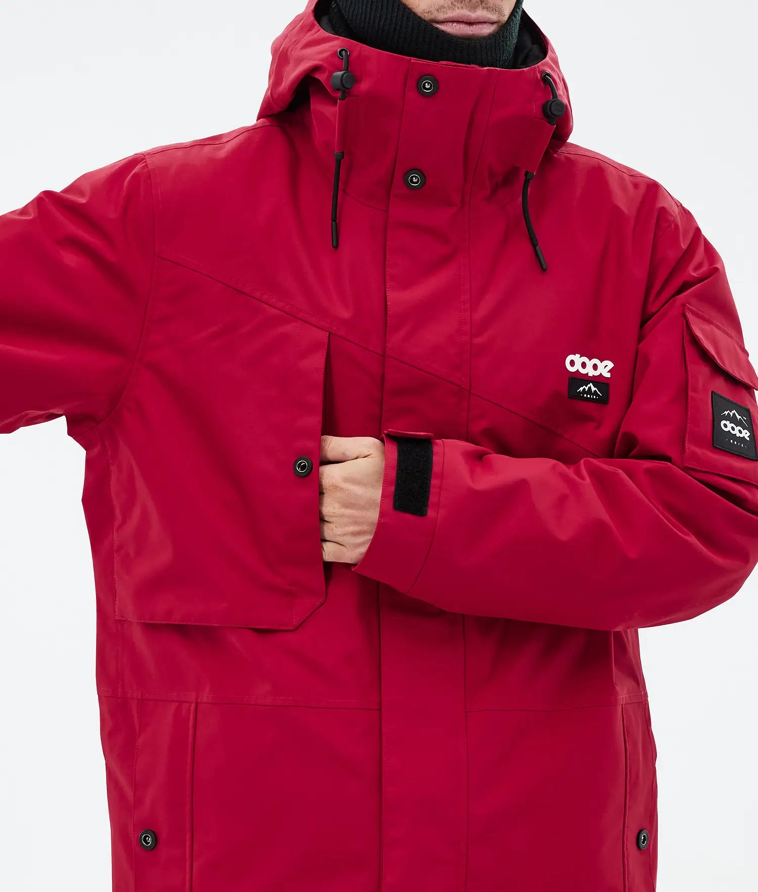 Adept Snowboardjacke Herren Deep Red