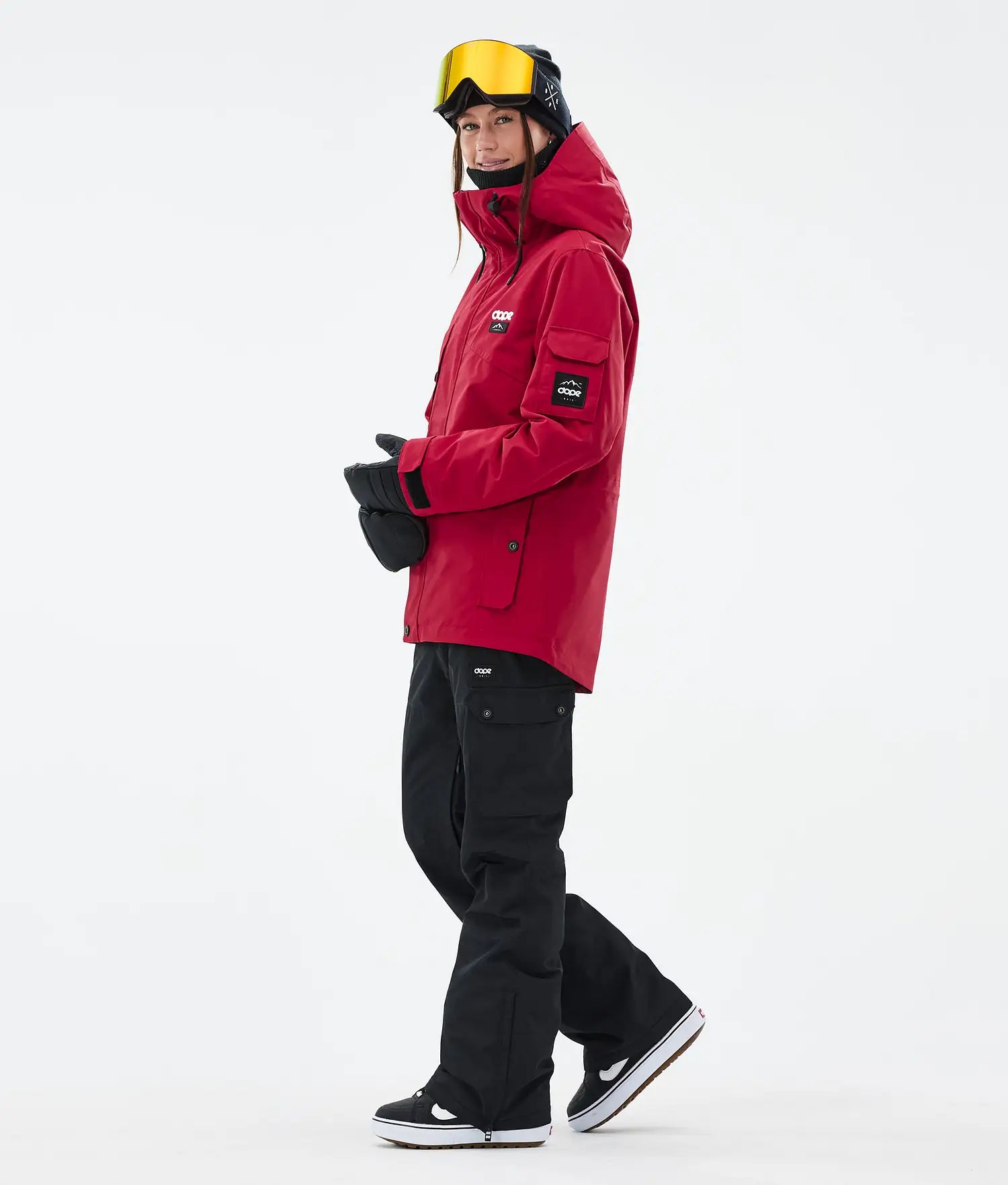 Adept W Snowboardjacke Damen Deep Red