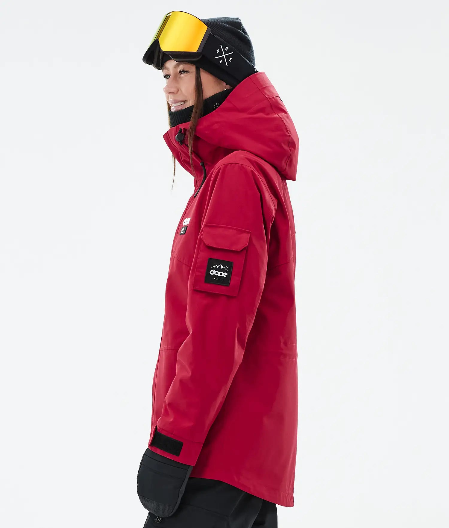 Adept W Snowboardjacke Damen Deep Red