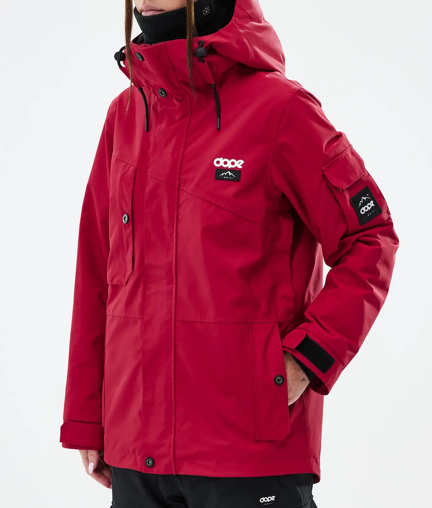 Adept W Snowboardjacke Damen Deep Red