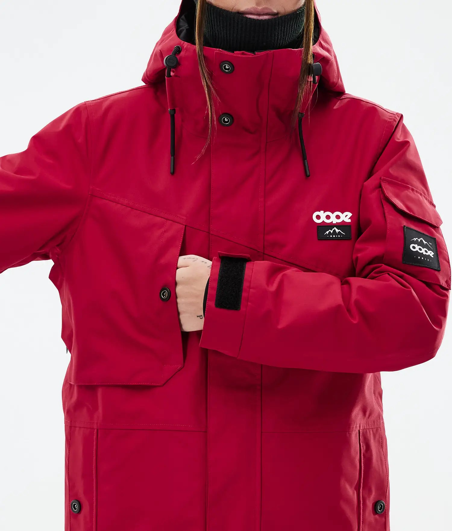 Adept W Snowboardjacke Damen Deep Red
