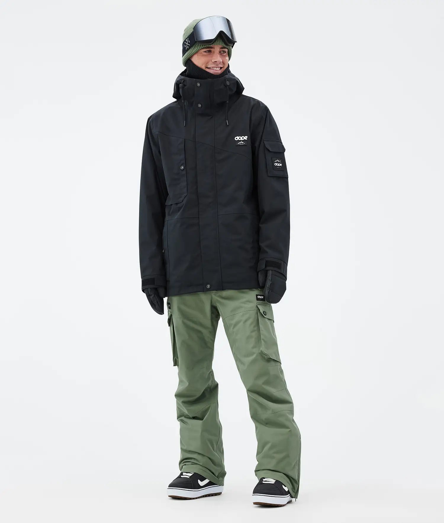 Iconic Snowboardhose Herren Moss Green