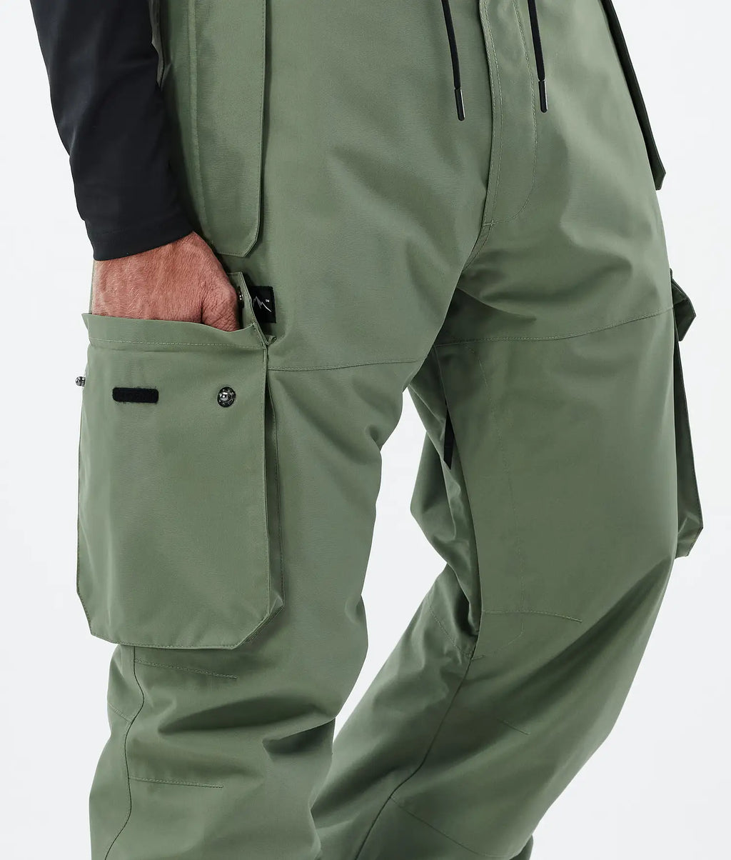 Iconic Snowboardhose Herren Moss Green