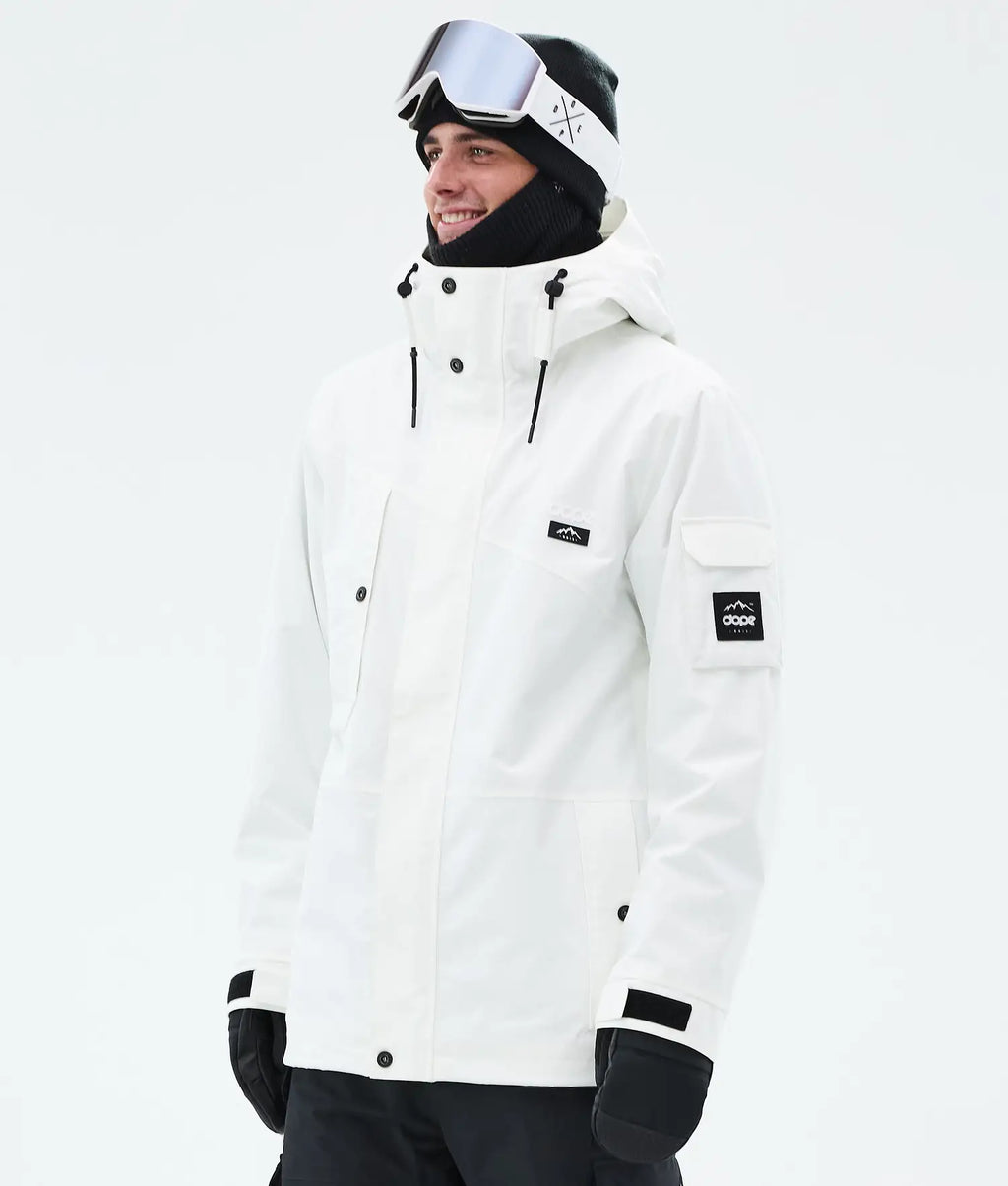 Adept Snowboardjacke Herren Whitish