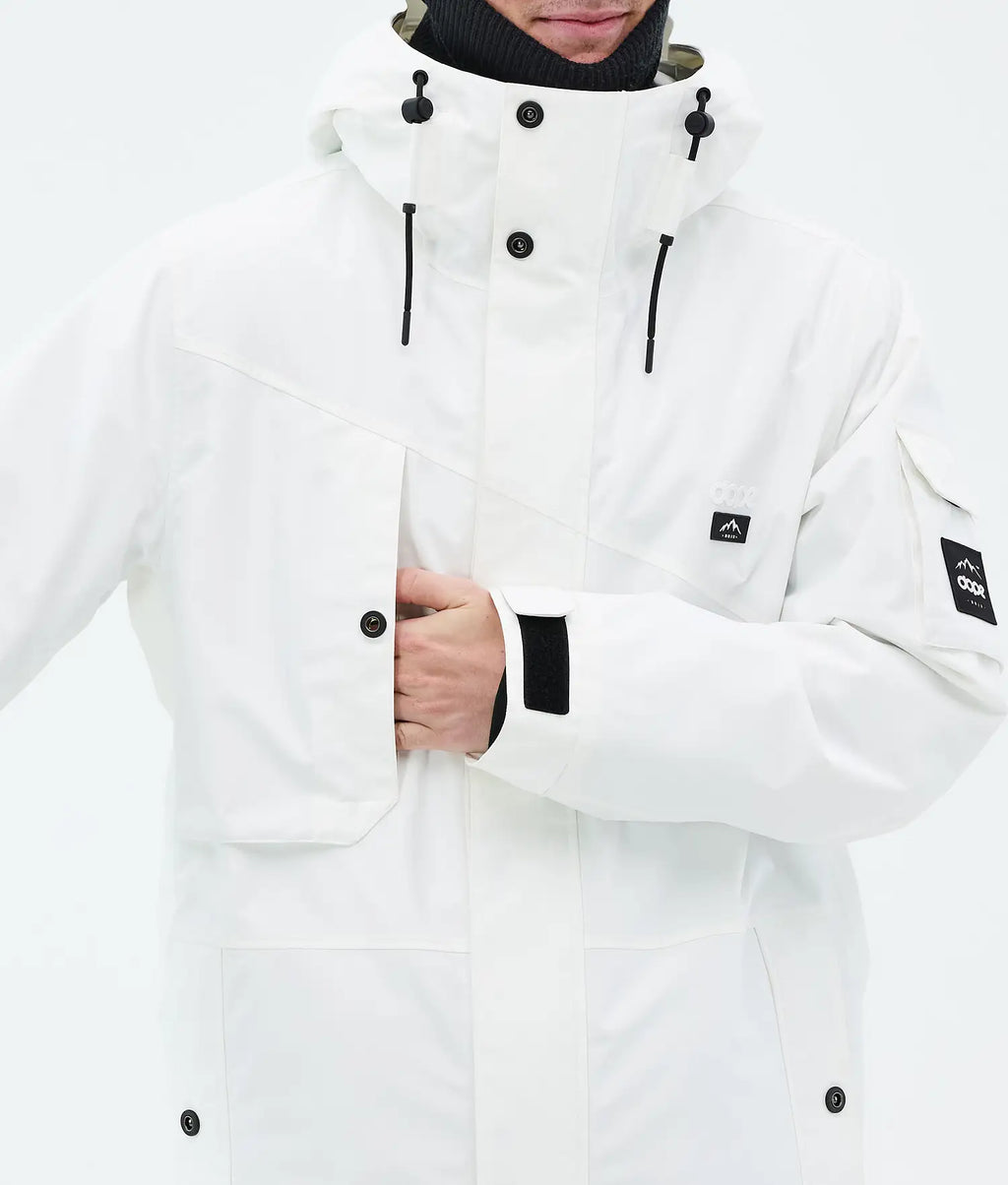 Adept Snowboardjacke Herren Whitish