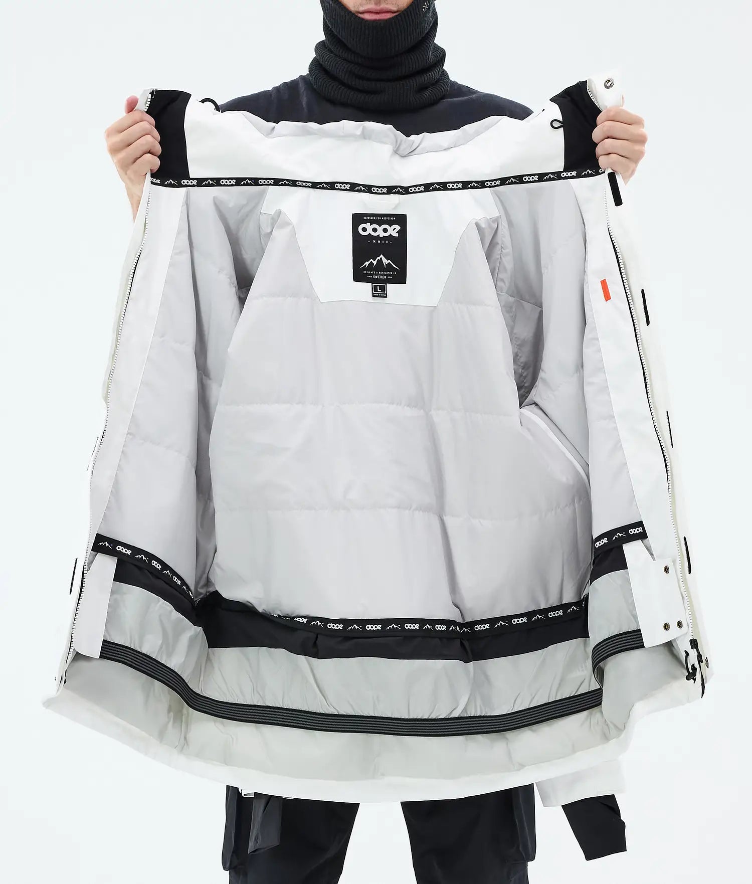 Adept Snowboardjacke Herren Whitish