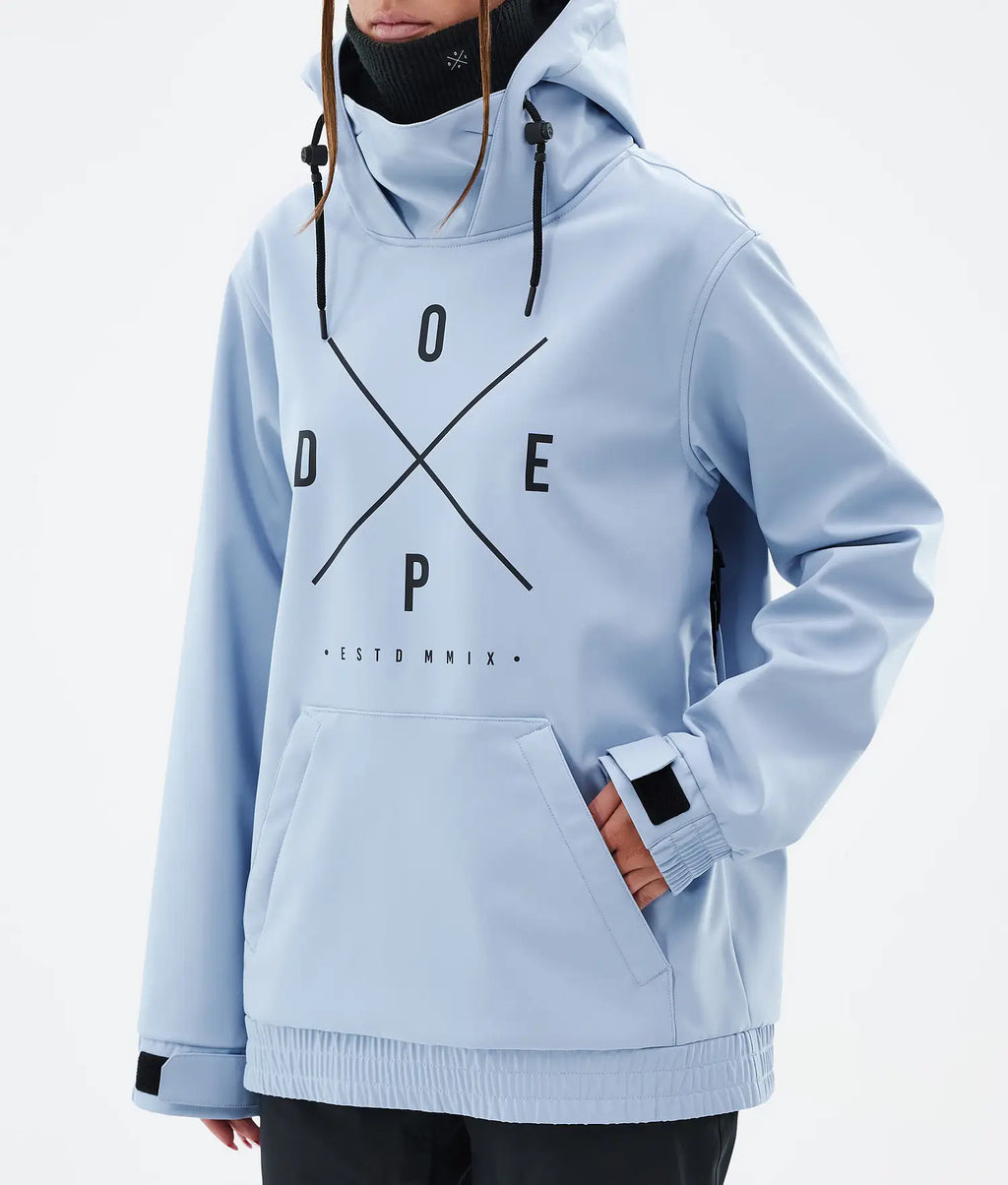 Yeti W Snowboardjacke Damen 2X-Up Light Blue