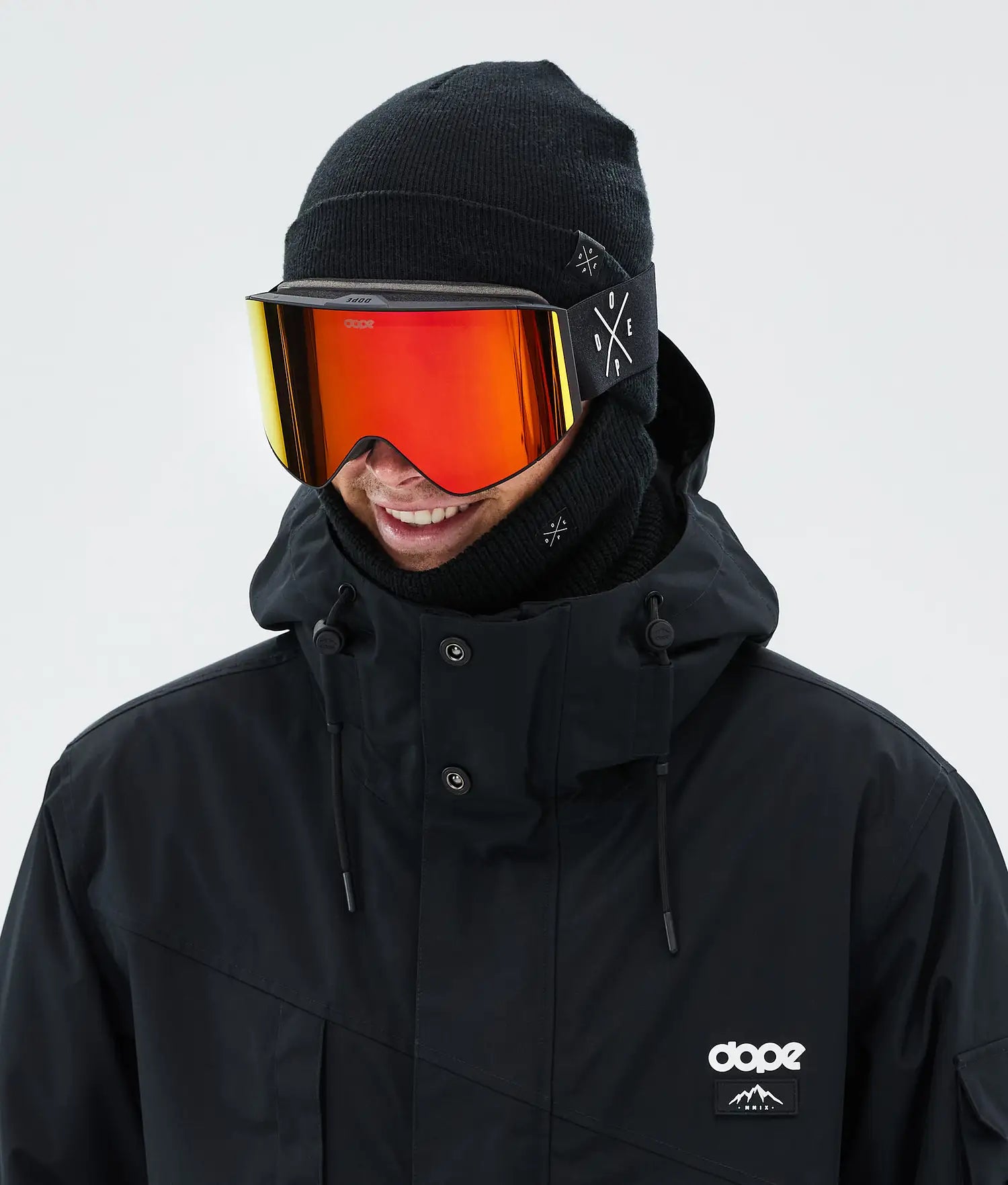 Sight Skibrille Black/Red Mirror