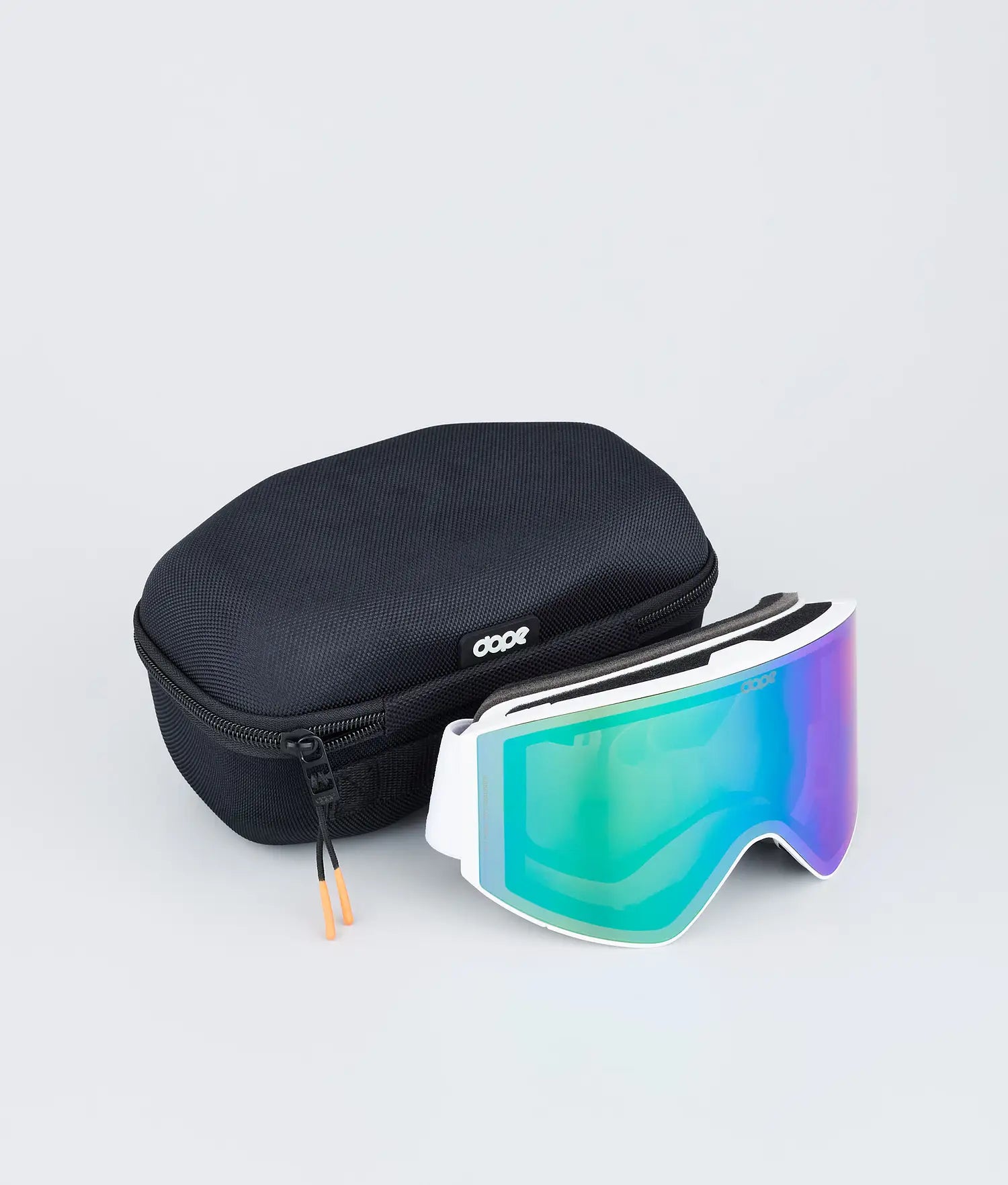 Sight Skibrille White/Green Mirror