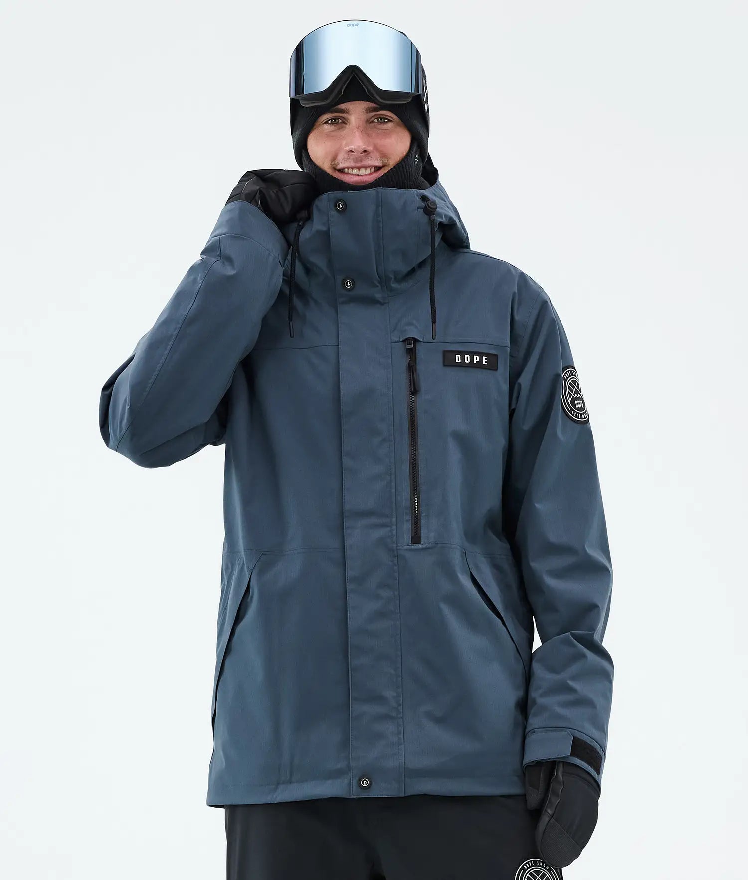Blizzard Full Zip Snowboardjacke Herren Metal Blue