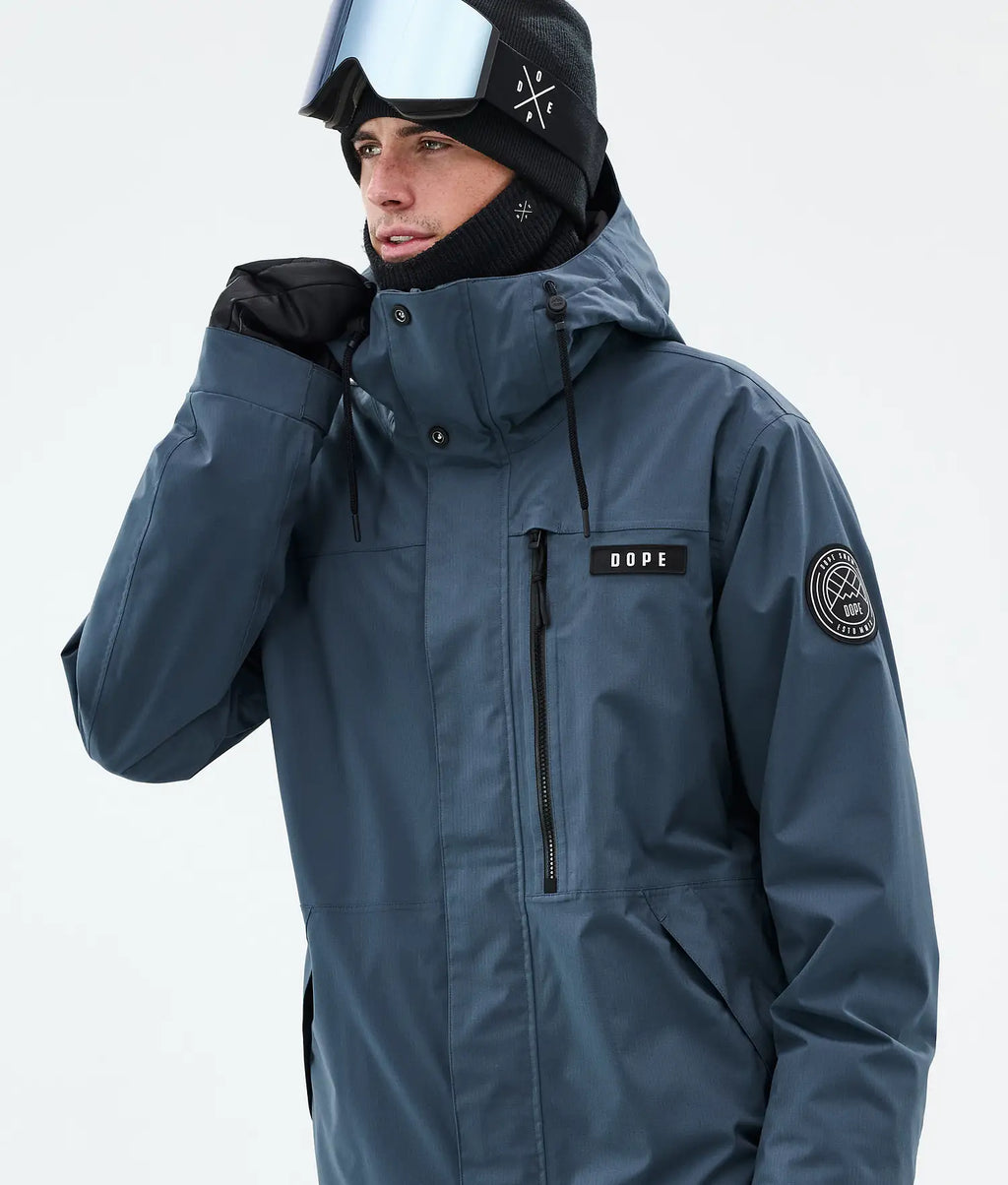 Blizzard Full Zip Snowboardjacke Herren Metal Blue