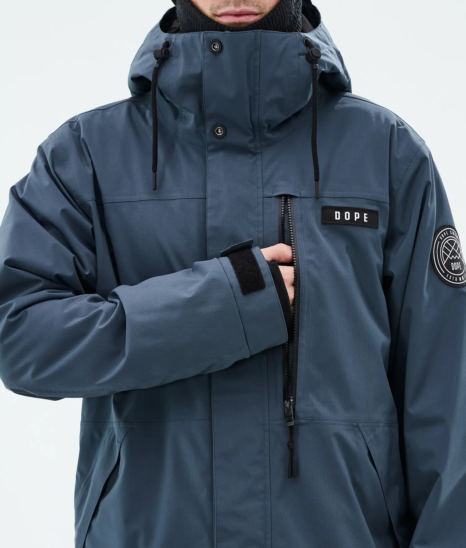 Blizzard Full Zip Snowboardjacke Herren Metal Blue