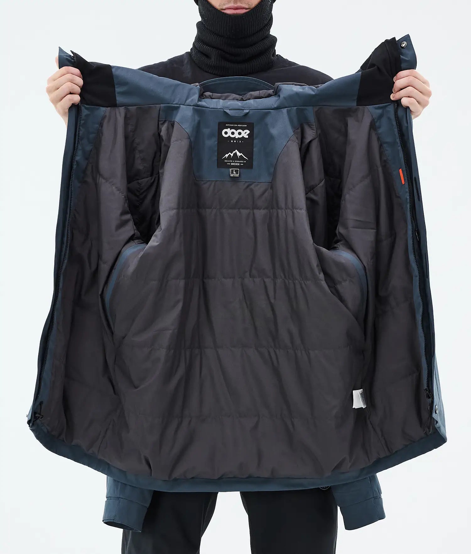 Blizzard Full Zip Snowboardjacke Herren Metal Blue