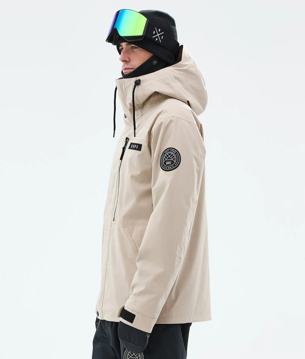 Blizzard Full Zip Snowboardjacke Herren Sand