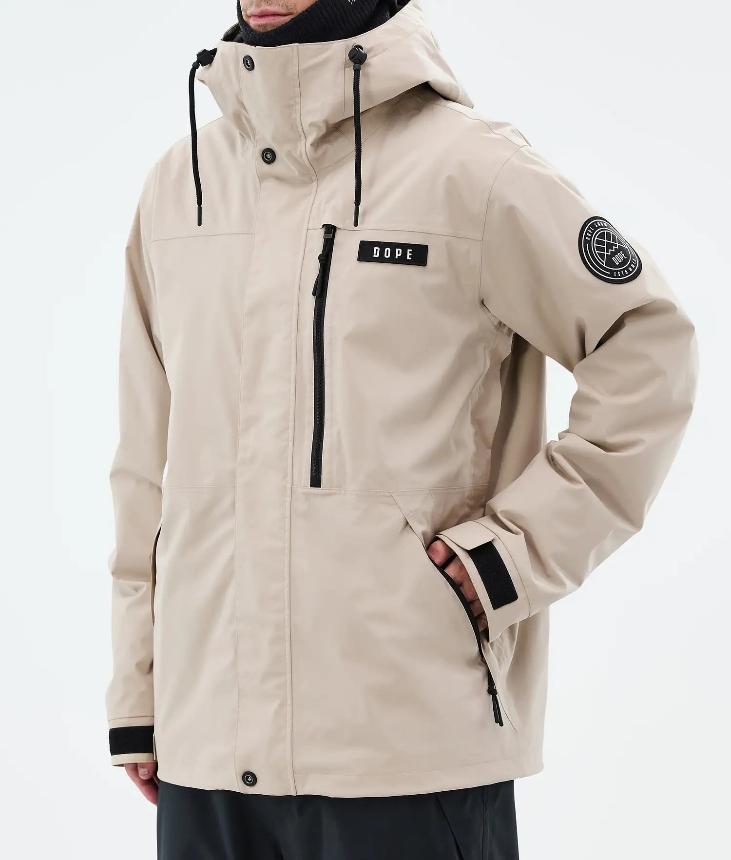 Blizzard Full Zip Snowboardjacke Herren Sand