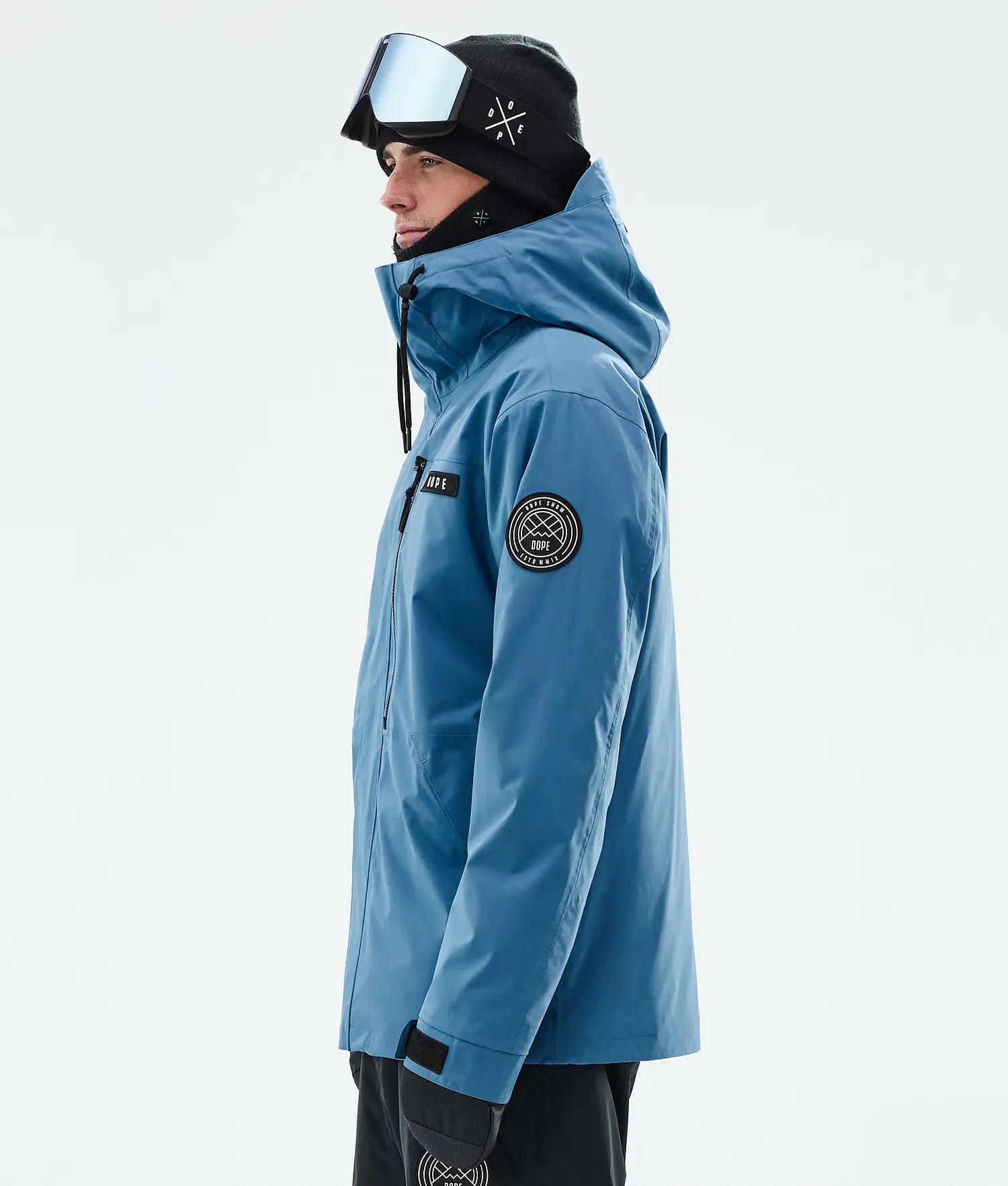 Blizzard Full Zip Snowboardjacke Herren Blue Steel
