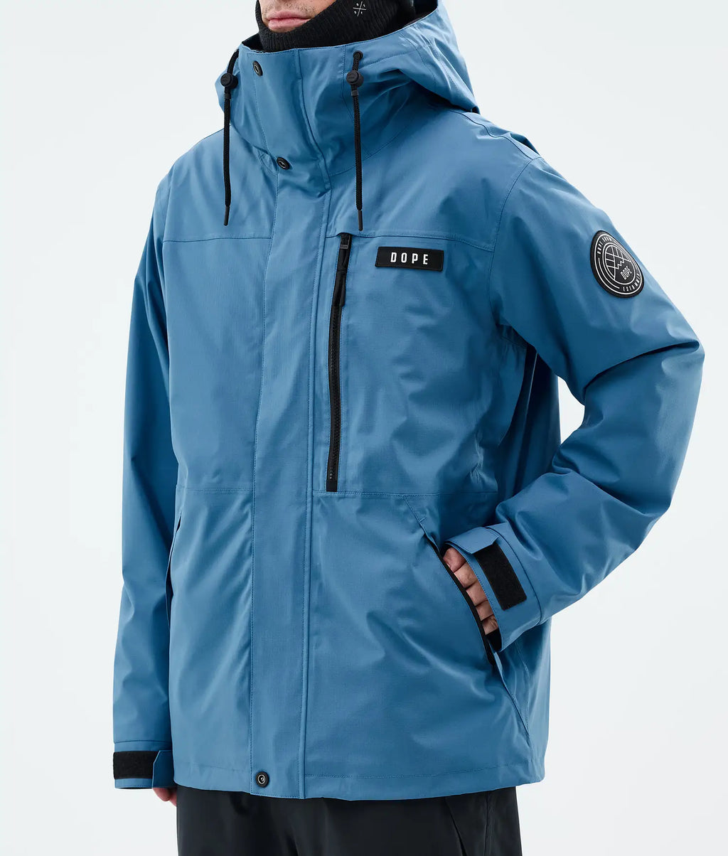 Blizzard Full Zip Snowboardjacke Herren Blue Steel