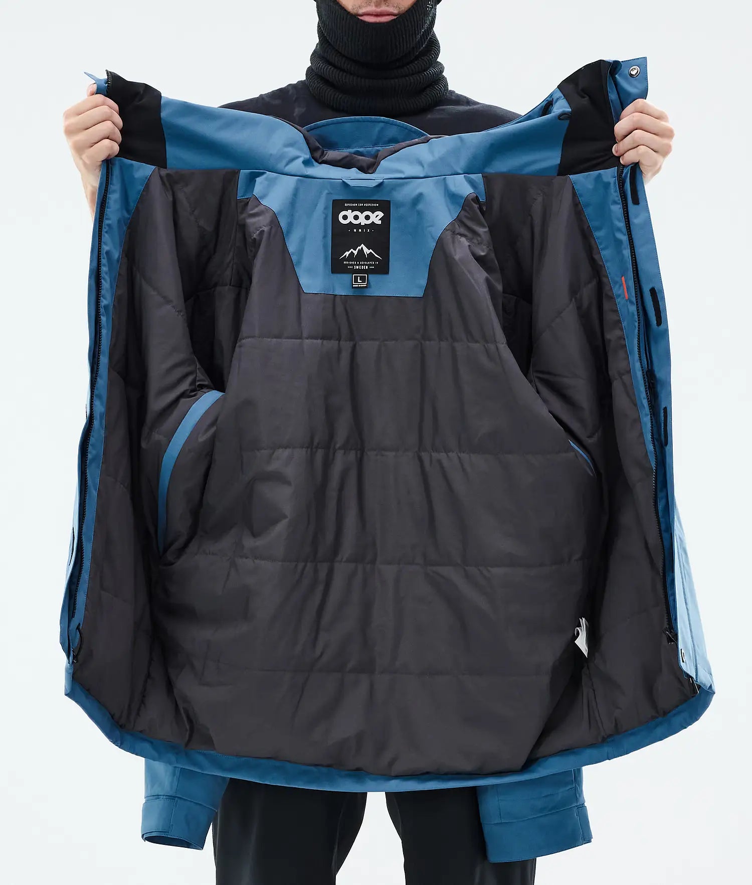 Blizzard Full Zip Snowboardjacke Herren Blue Steel