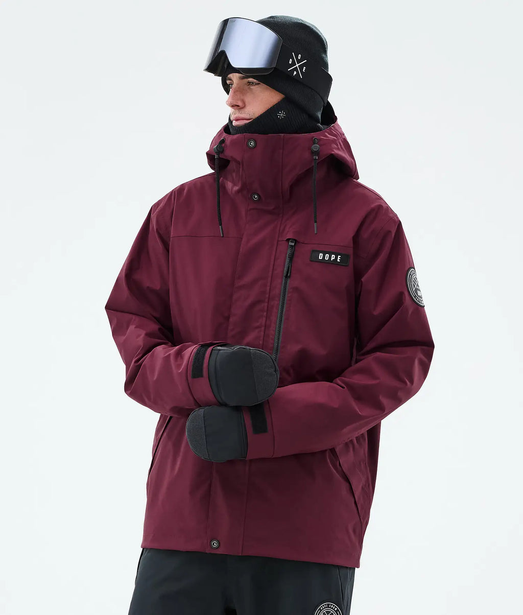 Blizzard Full Zip Snowboardjacke Herren Burgundy