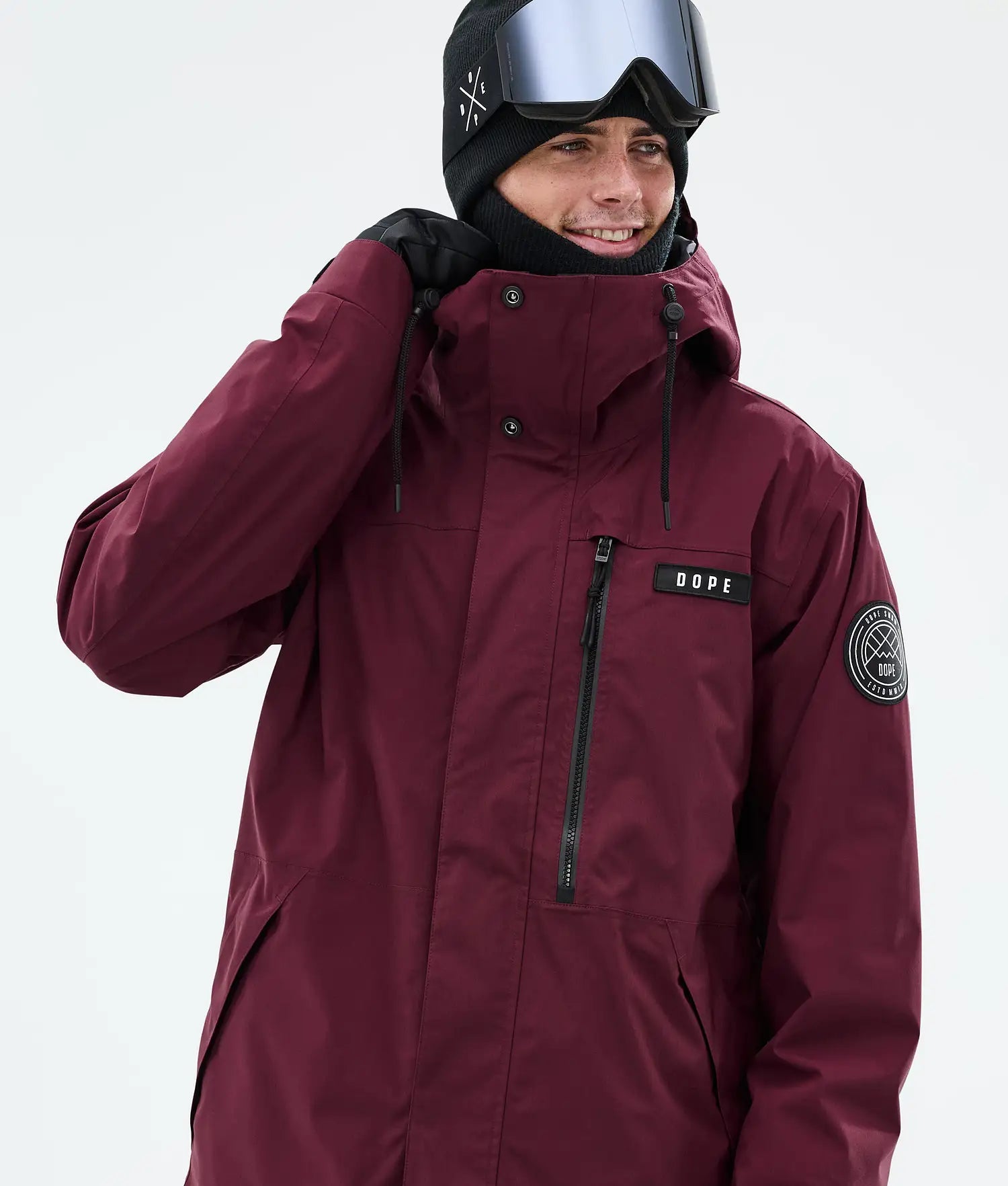Blizzard Full Zip Snowboardjacke Herren Burgundy