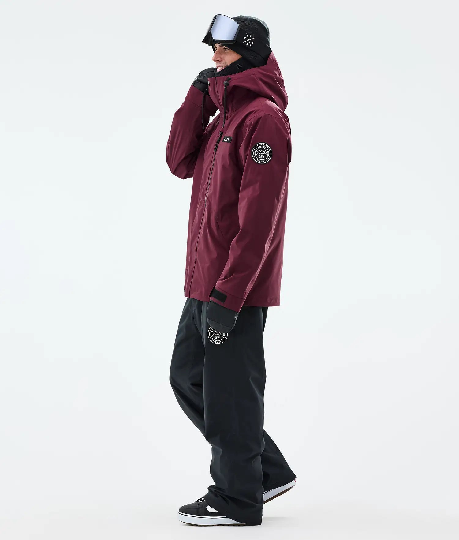 Blizzard Full Zip Snowboardjacke Herren Burgundy
