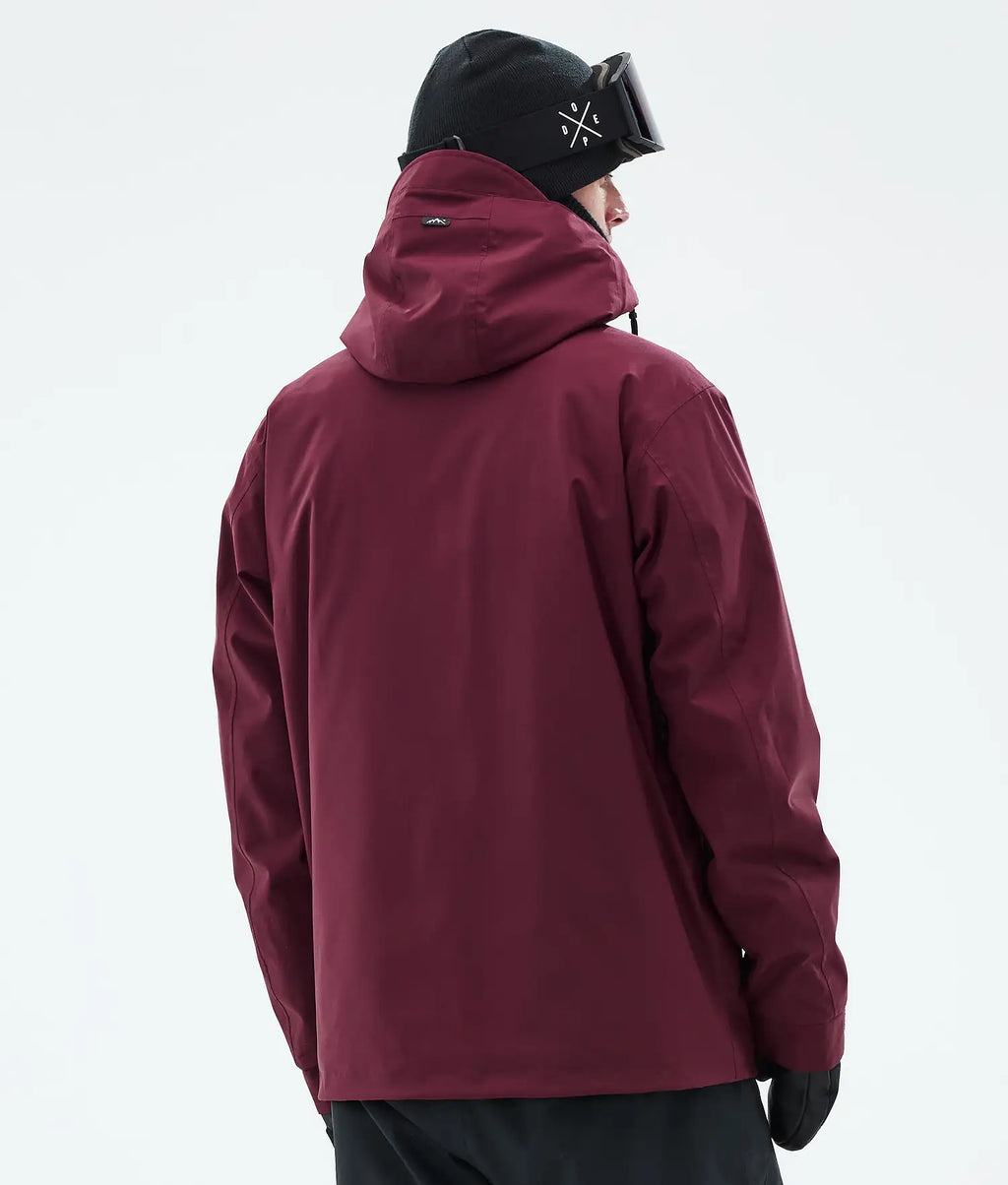 Blizzard Full Zip Snowboardjacke Herren Burgundy
