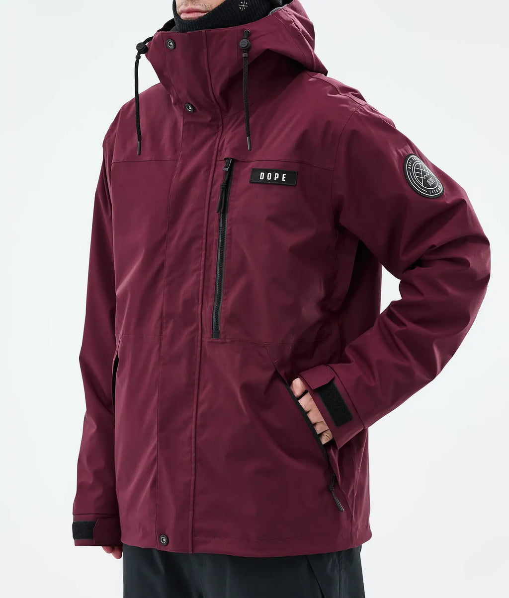 Blizzard Full Zip Snowboardjacke Herren Burgundy