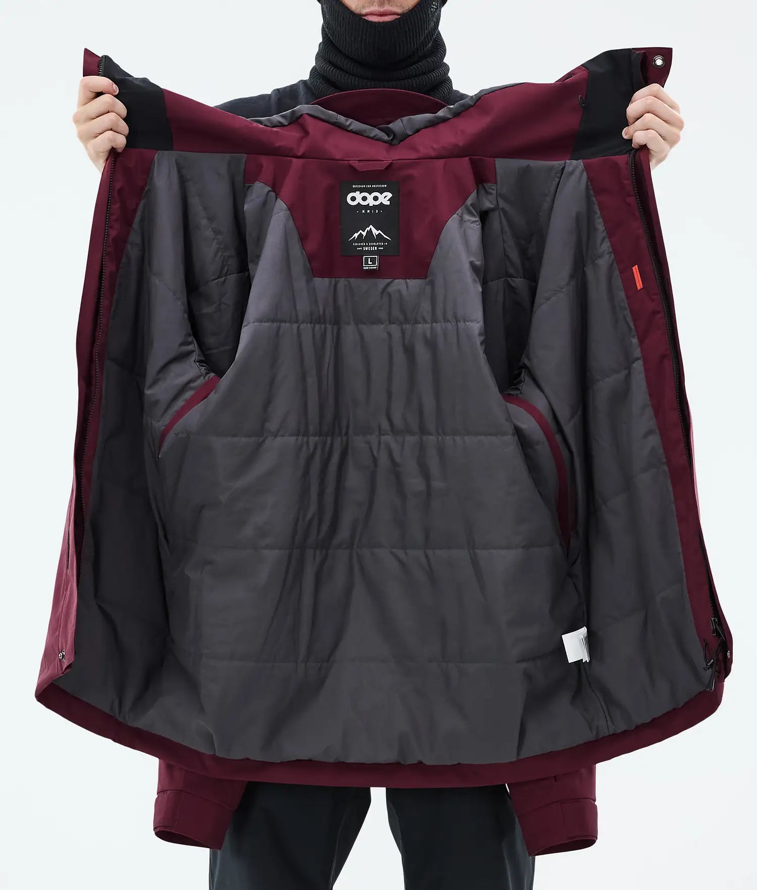 Blizzard Full Zip Snowboardjacke Herren Burgundy