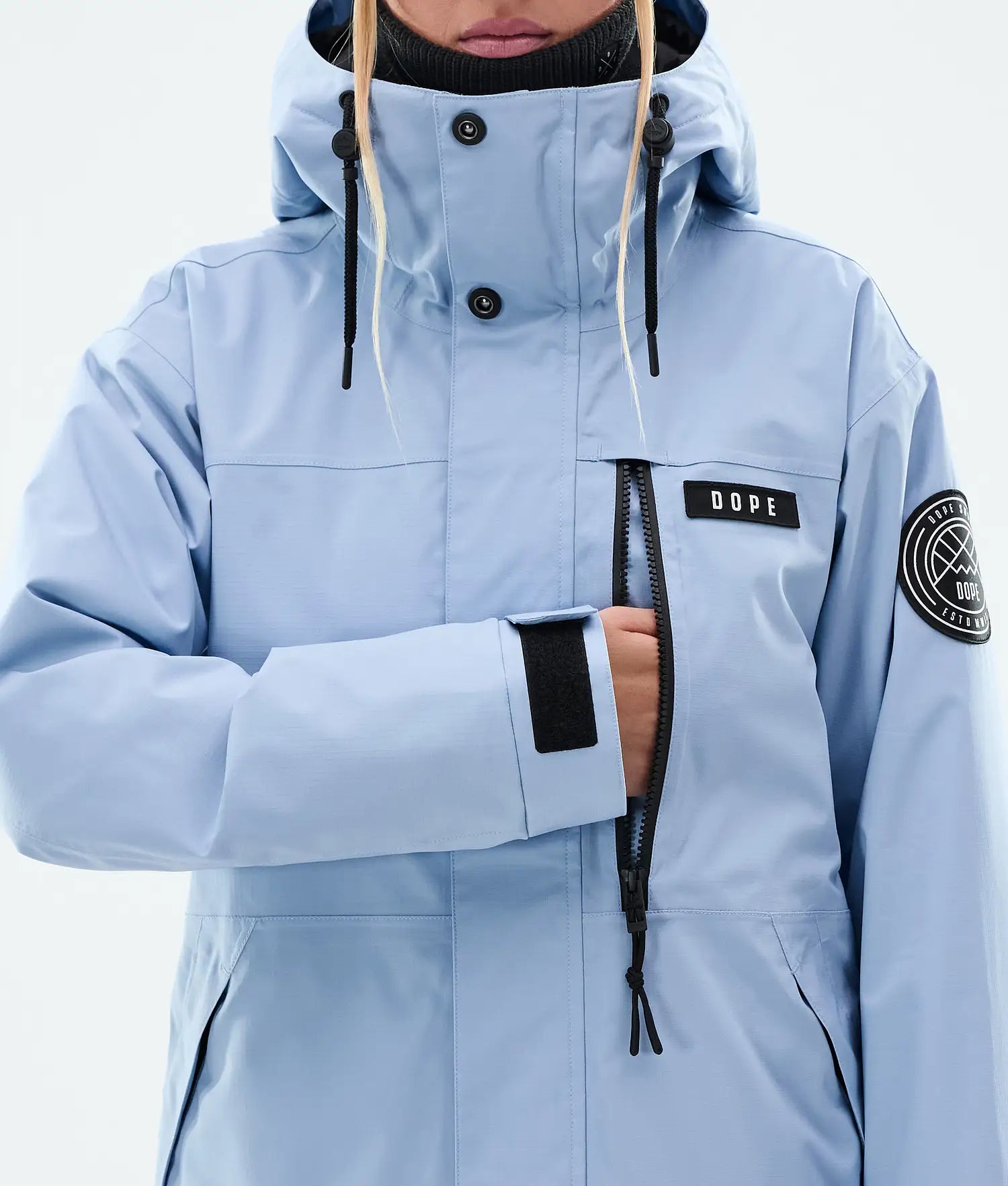Blizzard W Full Zip Snowboardjacke Damen Light Blue