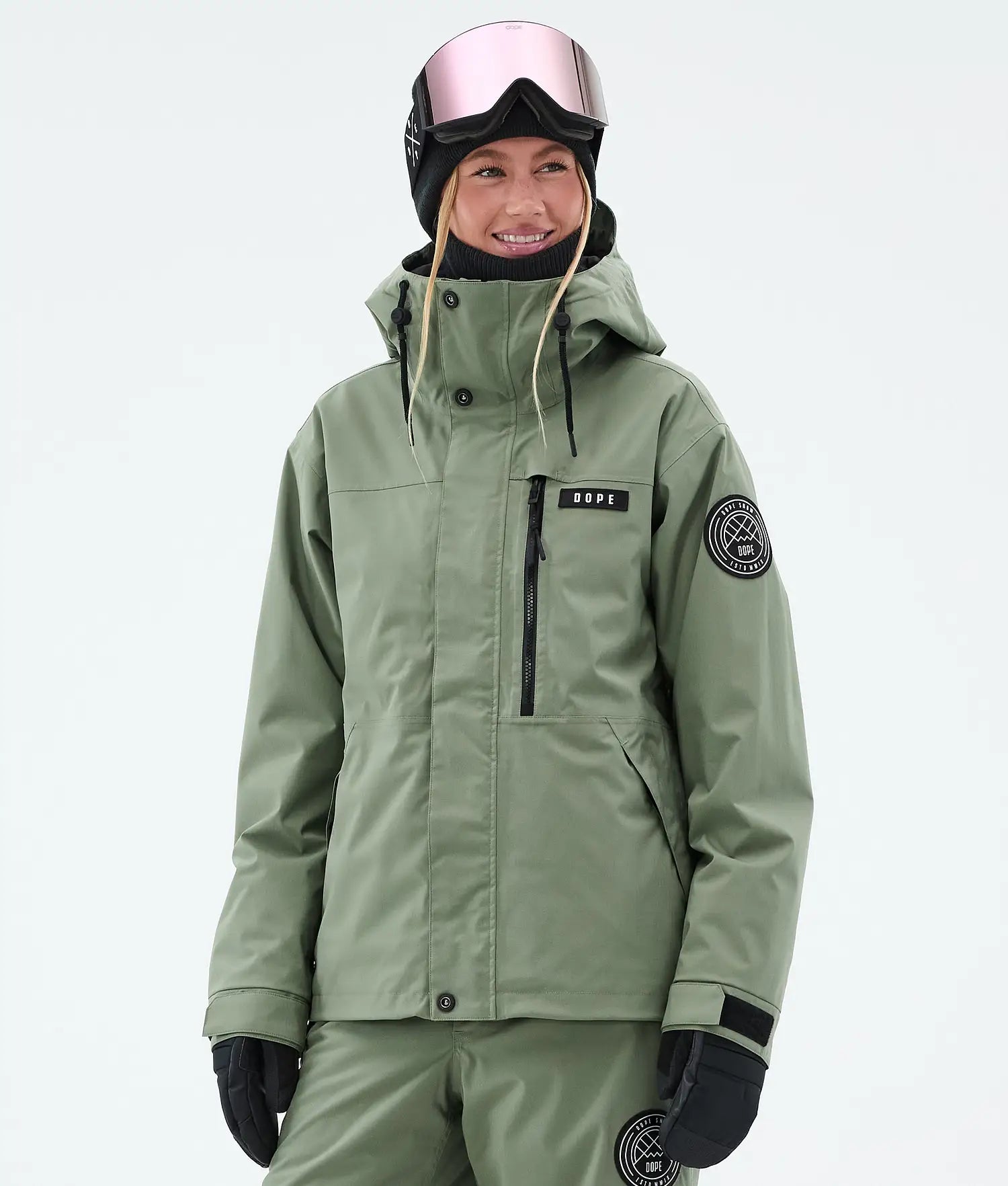 Blizzard W Full Zip Snowboardjacke Damen Moss Green