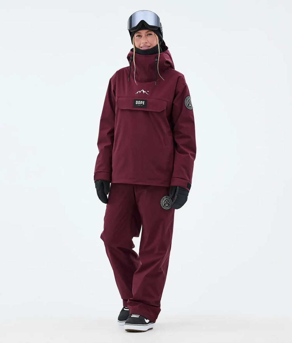 Blizzard W Snowboardhose Damen Burgundy