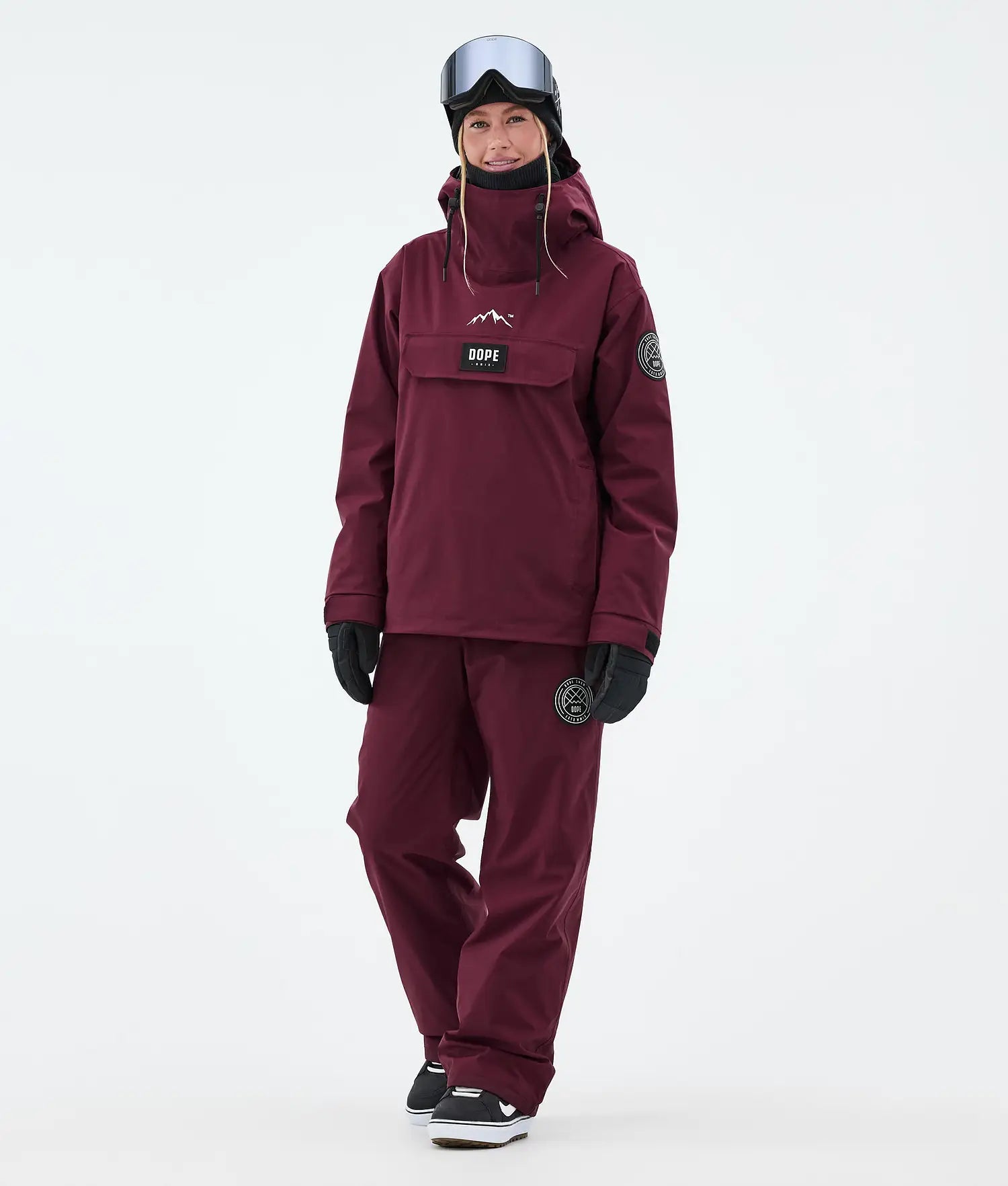 Blizzard W Snowboardhose Damen Burgundy