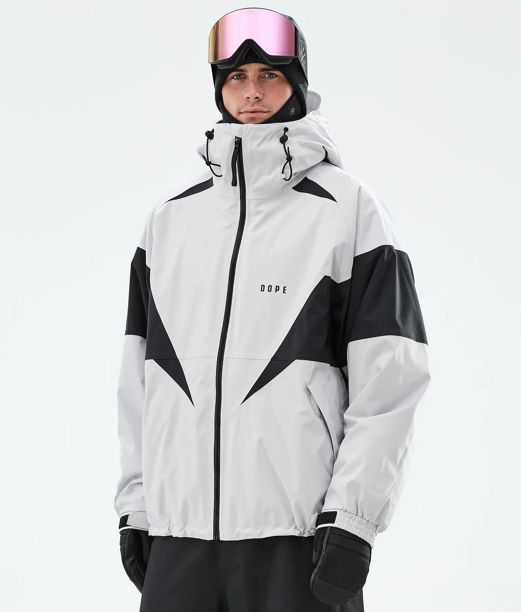 Spartan Snowboardjacke Herren Spike Light Grey/Black