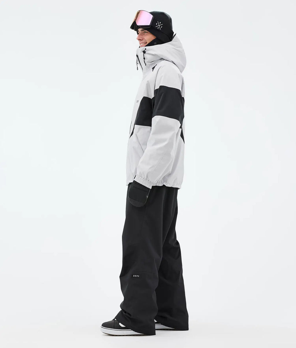 Spartan Snowboardjacke Herren Spike Light Grey/Black