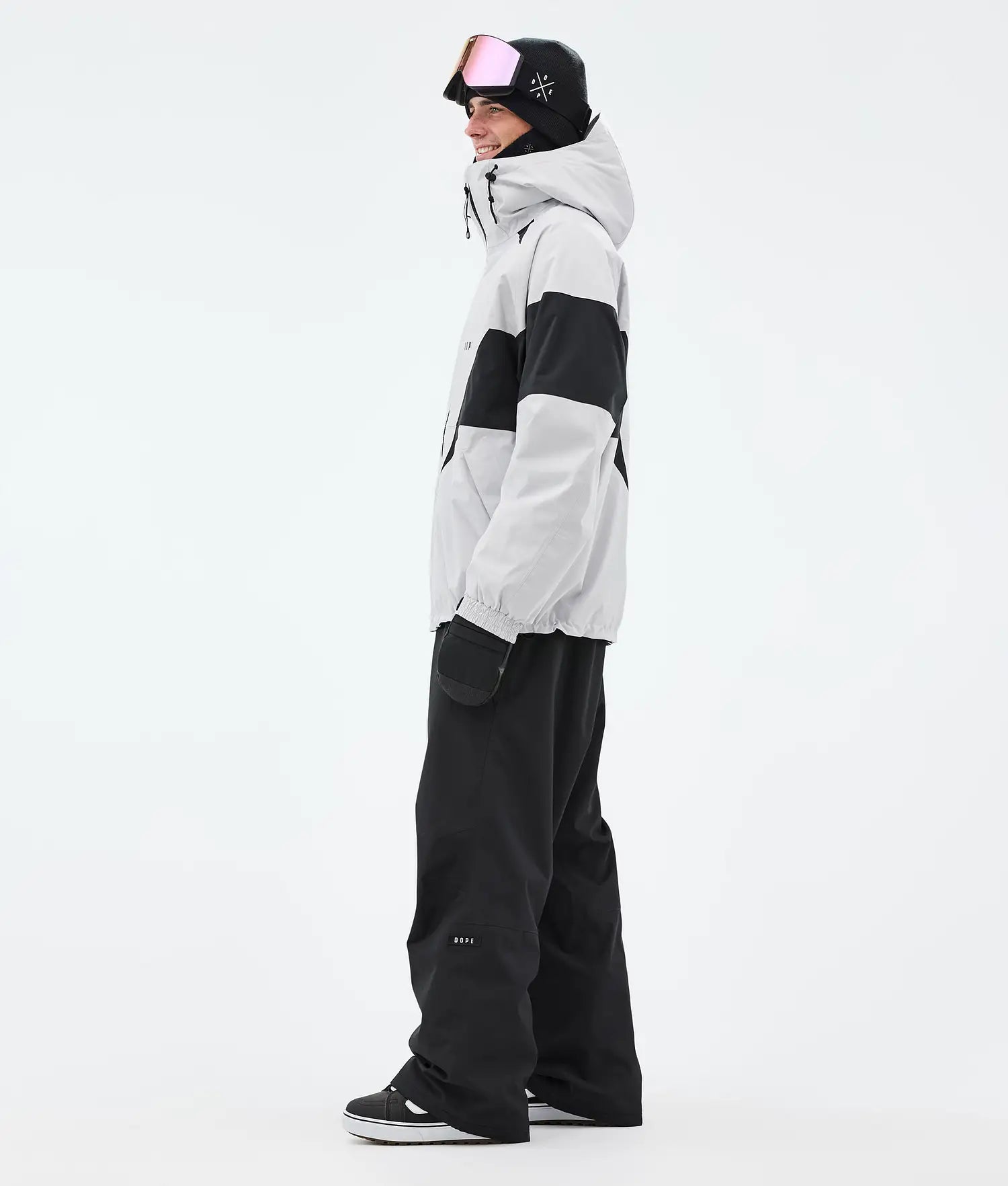 Spartan Snowboardjacke Herren Spike Light Grey/Black